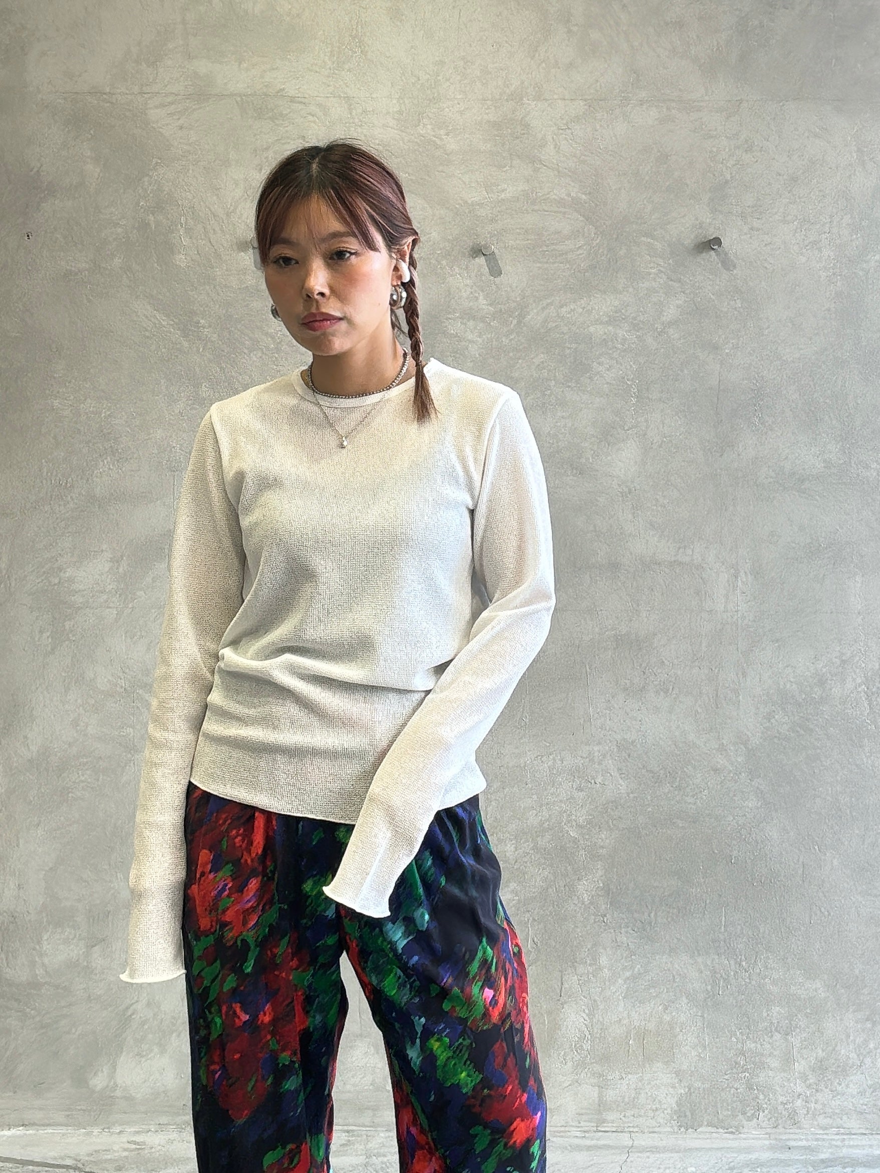 ボートネックカットソー／8611010／LE MÉLANGE