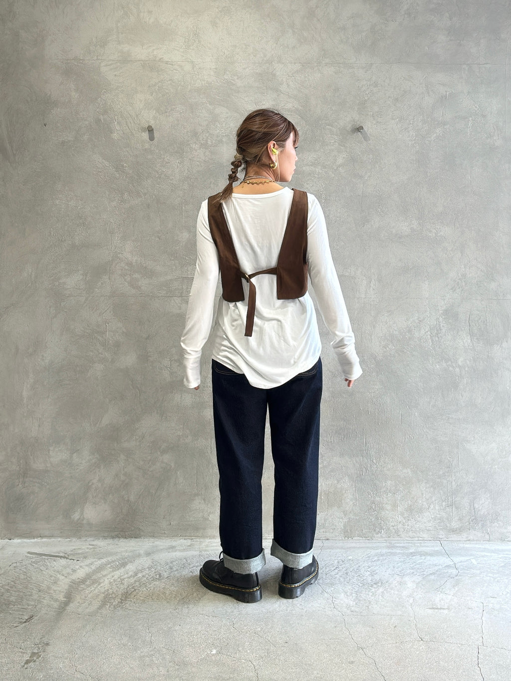 ロゴさらさらロンT／Anna Kerry