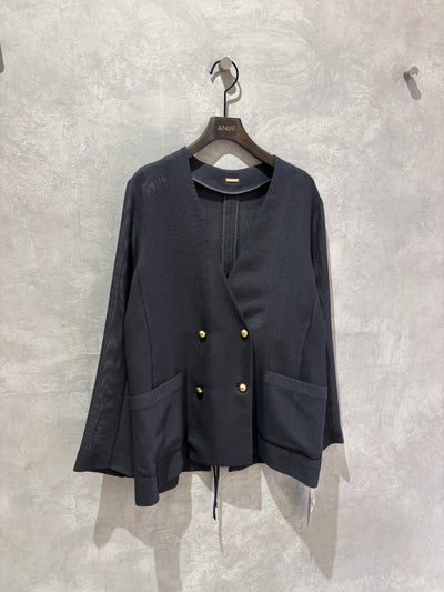 【再入荷】メッシュノーカラージャケット／Dignite collier