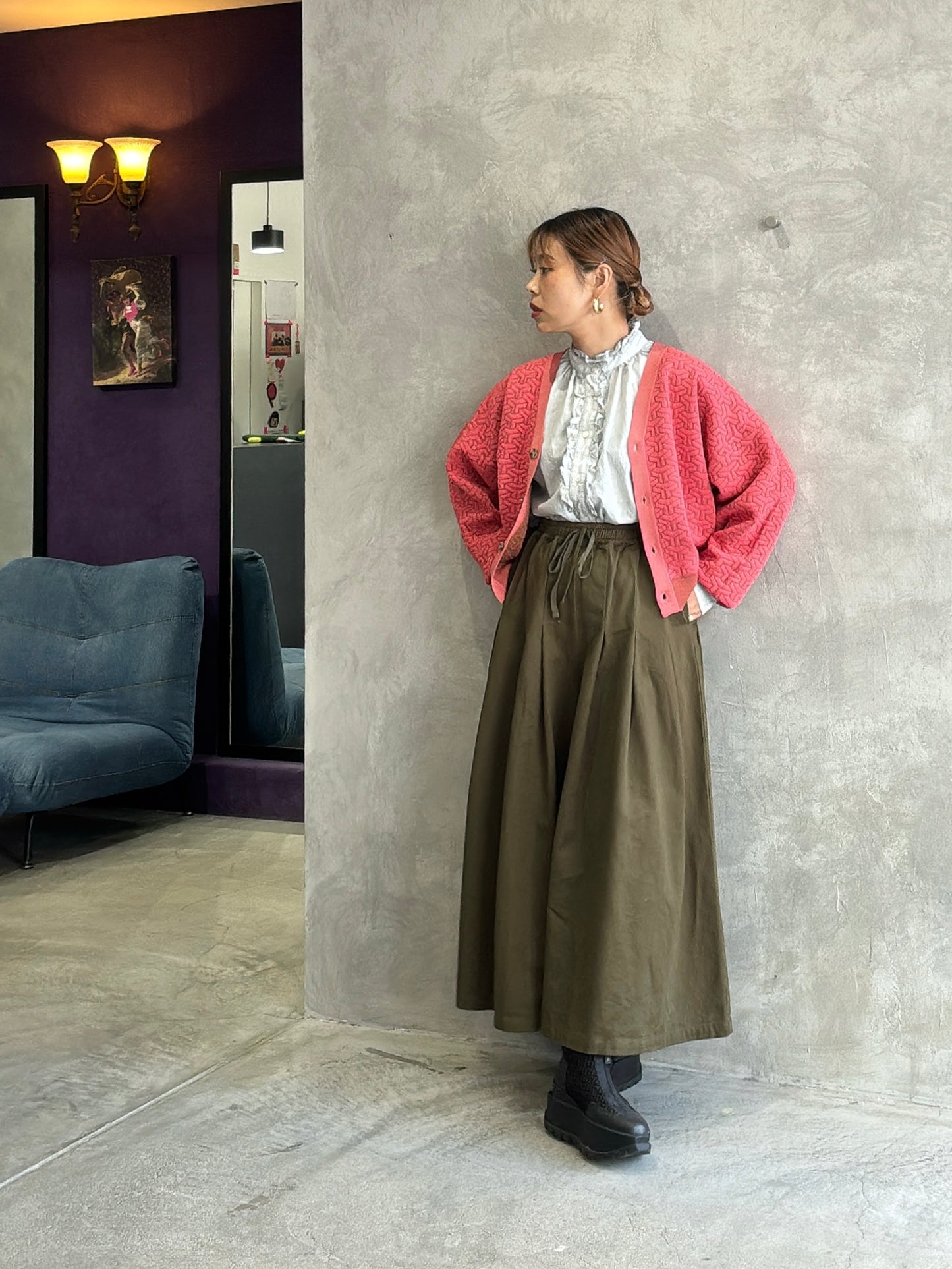 フリルブラウス／vent blanc