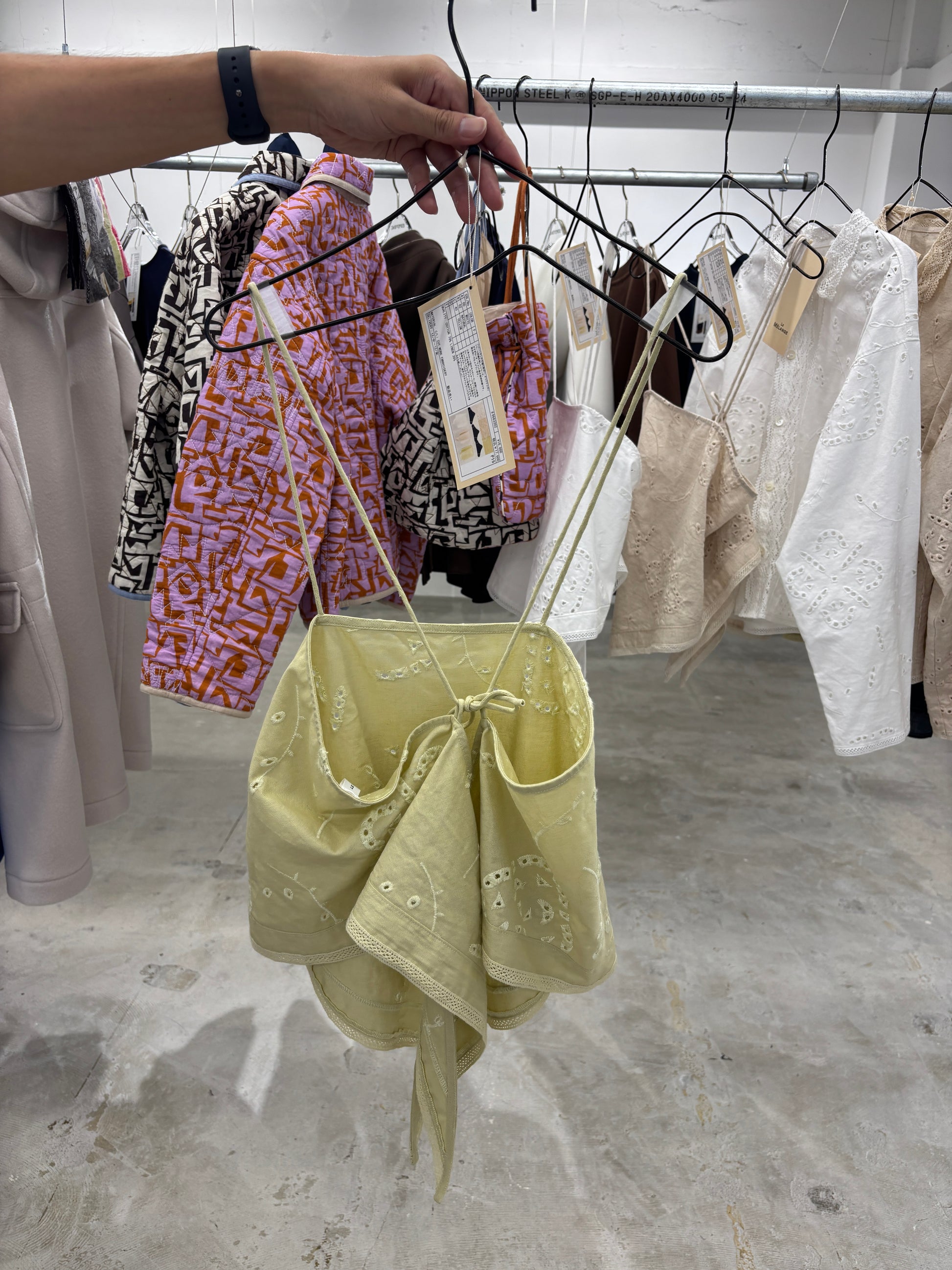 【予約⚡︎販売】カットワーク刺繍キャミソール／8663202／LE MÉLANGE／2026 AW #2