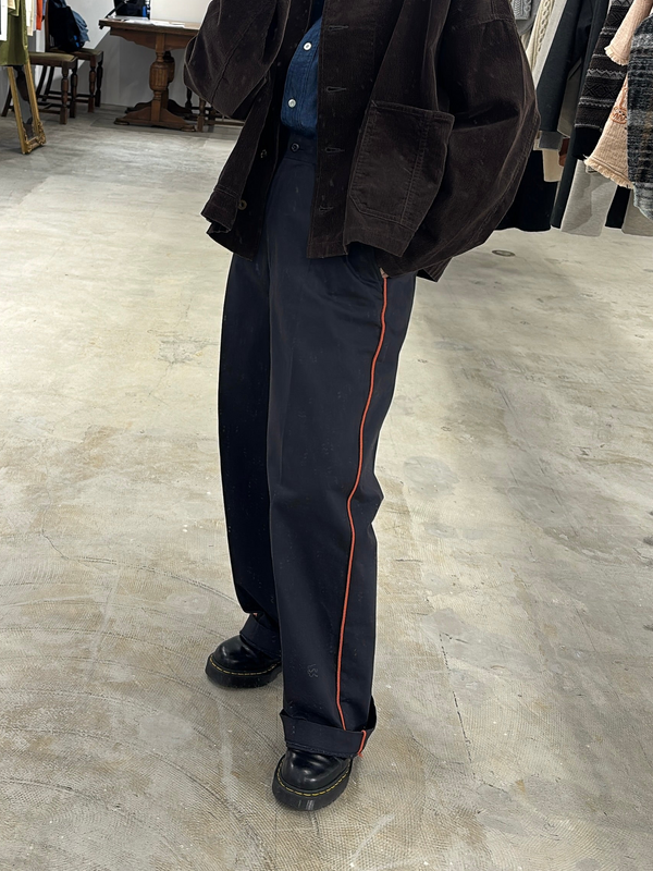 受付終了【予約⚡︎販売】ラインコットンツイルパンツ／#8643503／LE MÉLANGE／2026 AW #1
