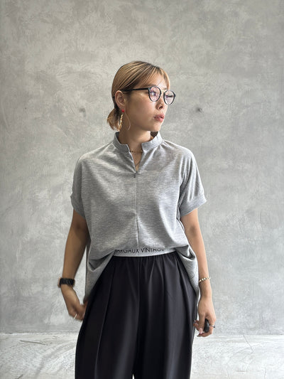 フロントジップカットソー／MG CT-26104-A／MARGAUX VINTAGE／2026 AW＃1