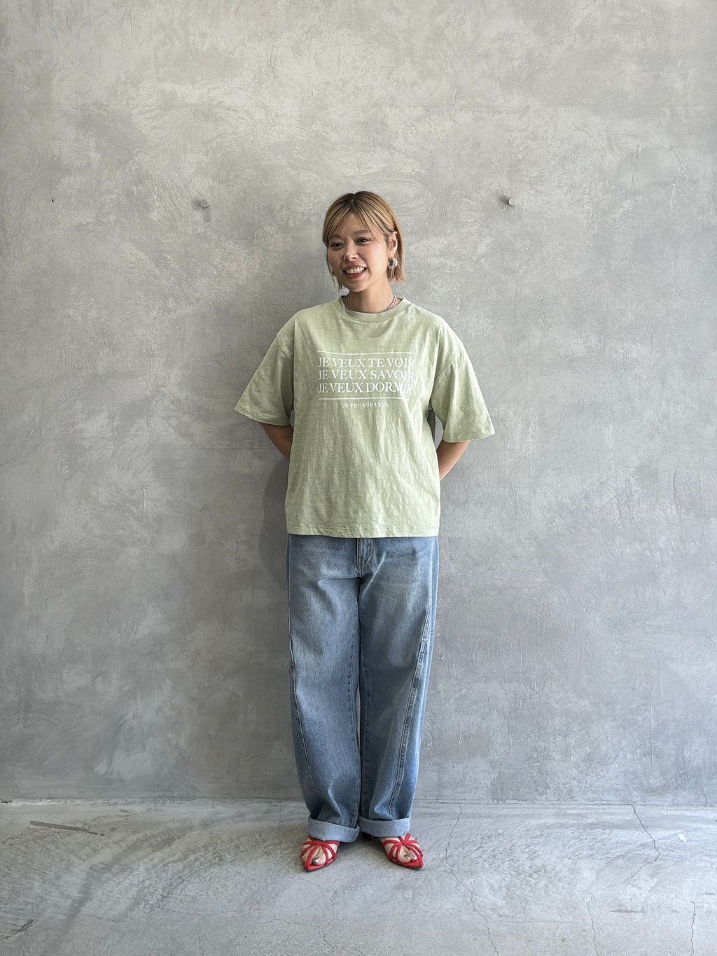 受付終了【予約販売】JE VEUX スラブTシャツ／ING