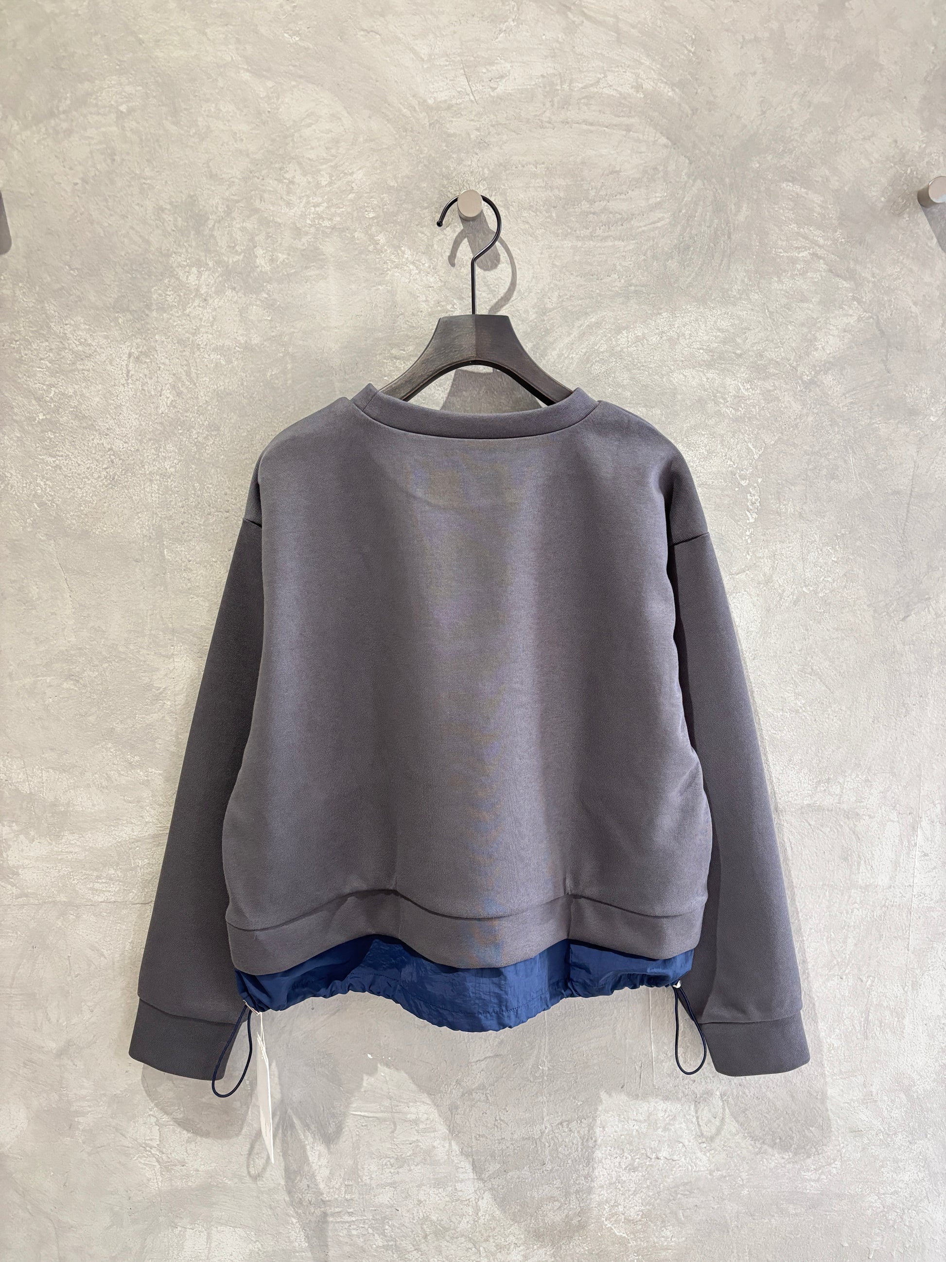 ナイロンドッキングスウェット