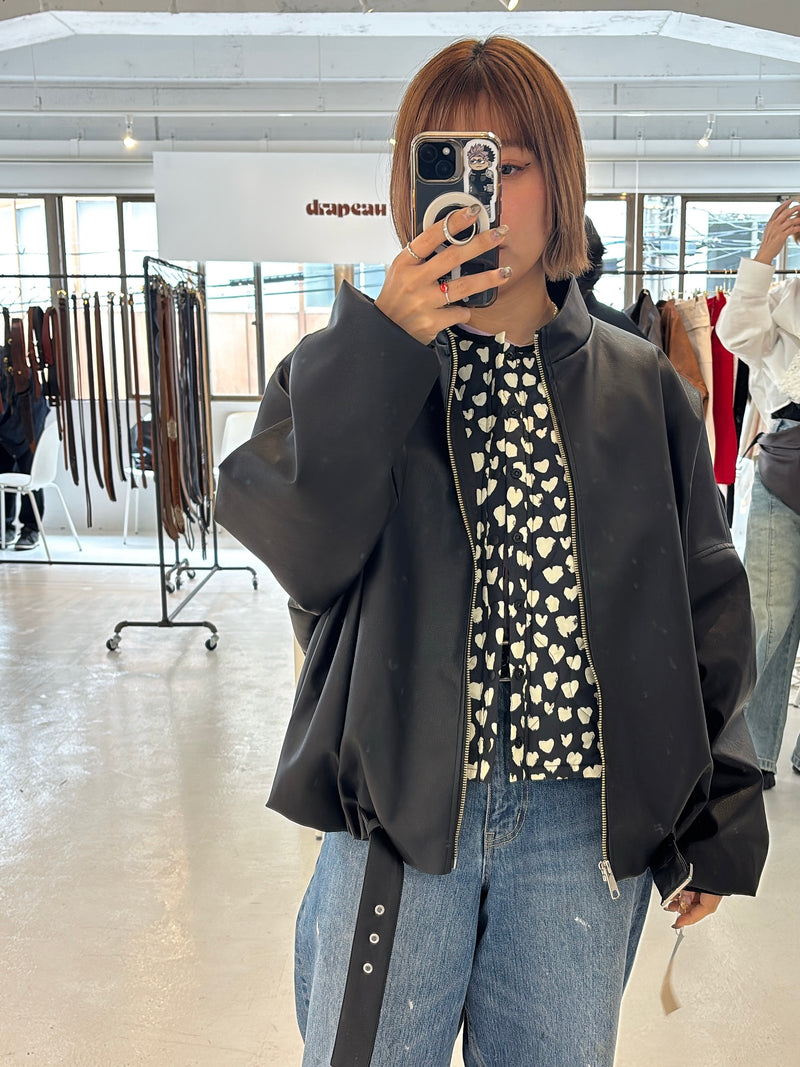 受付終了【予約⚡︎販売】ハート柄パディングベスト／MG JK-26086-A／MARGAUX VINTAGE／2026 AW＃1