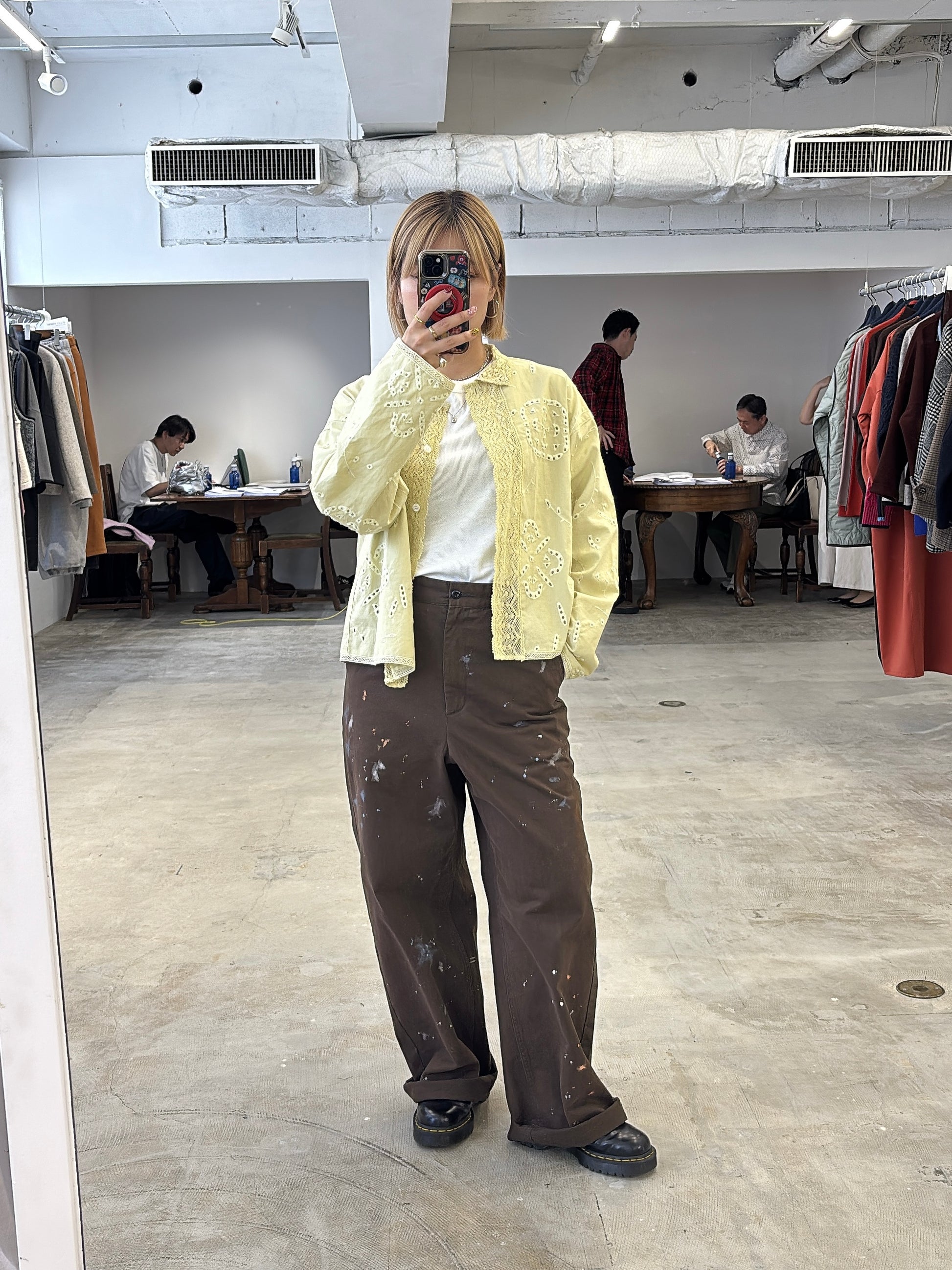 【予約⚡︎販売】ペイントチノパンツ／8653501／LE MÉLANGE／2026 AW #2
