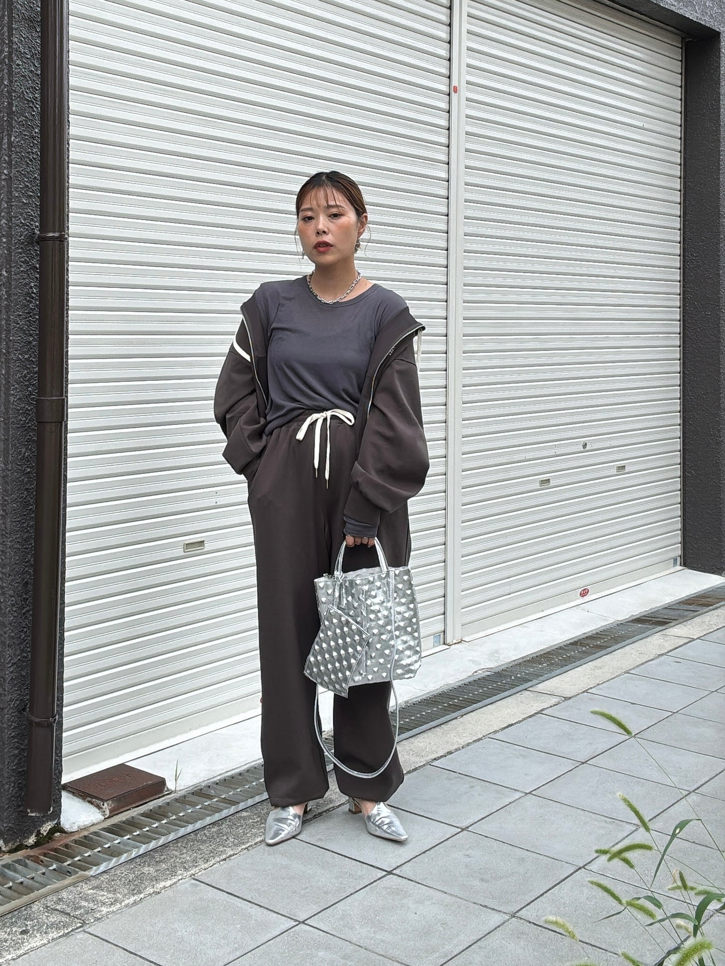 ジップアップパーカー／Anna Kerry