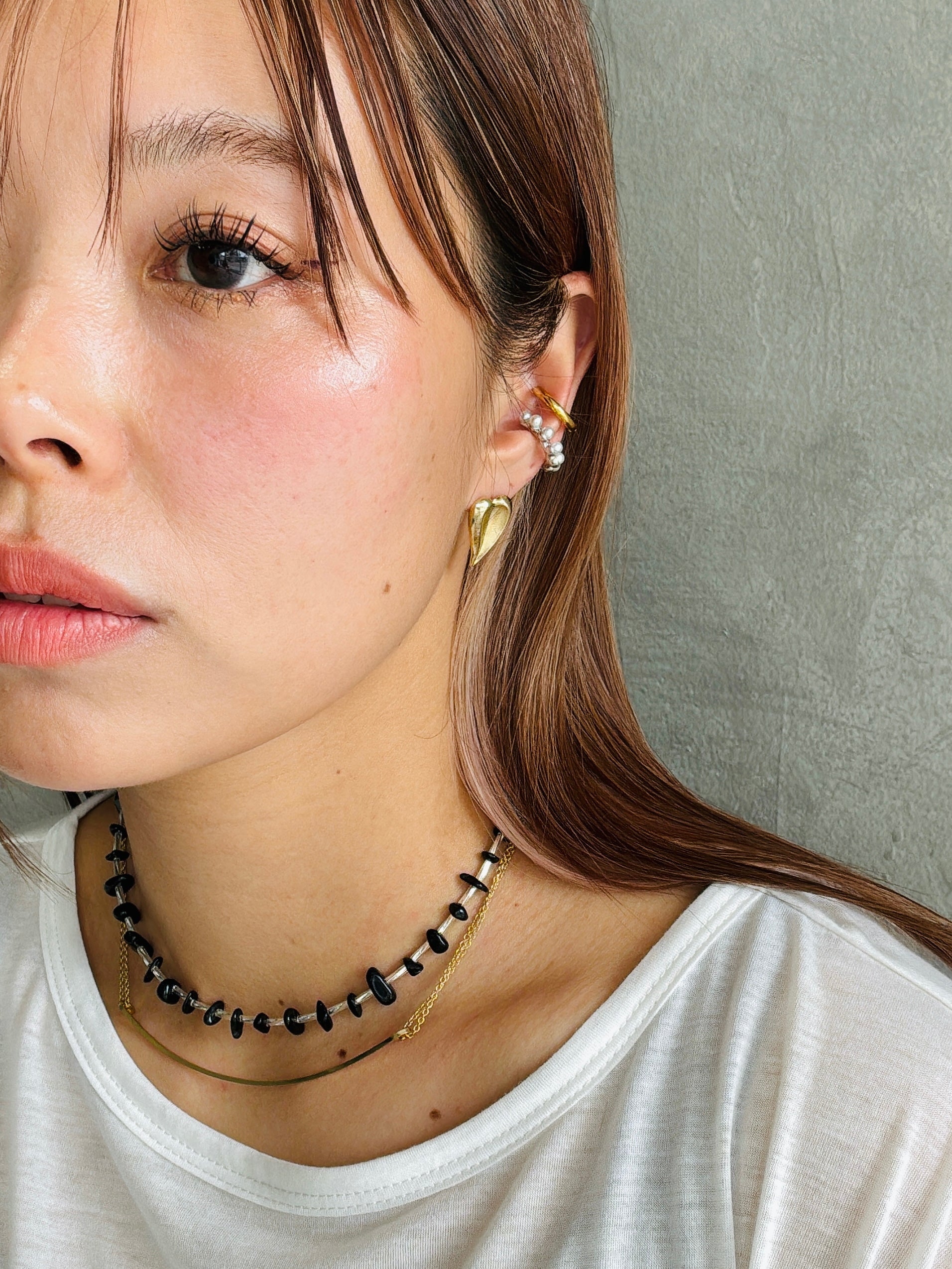 ⚡︎【予約販売】ブラックビーズmixネックレス