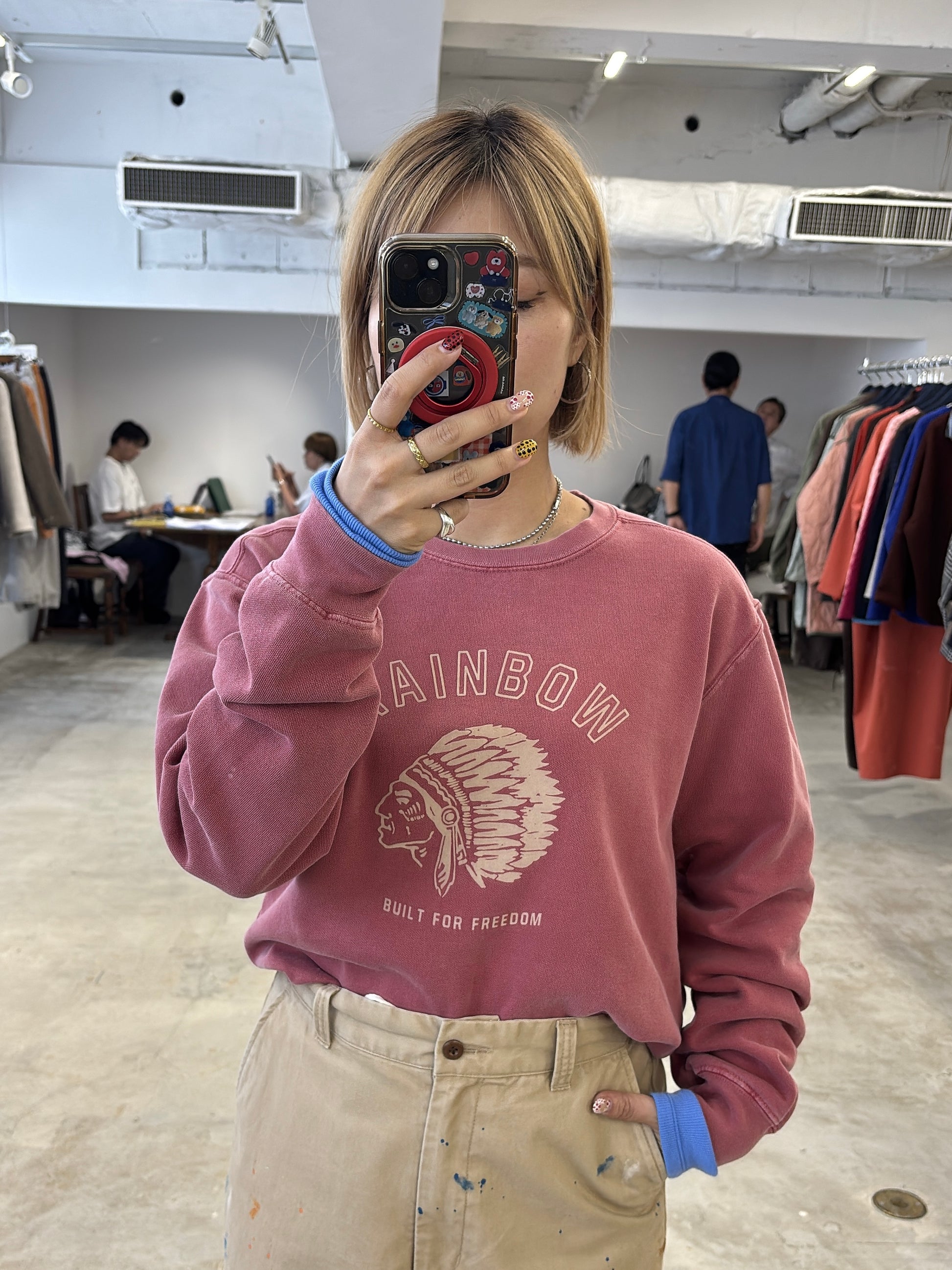 【予約⚡︎販売】裏起毛フロッキープリントスウェット／8651006／LE MÉLANGE／2026 AW #2