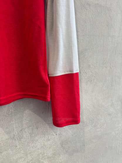 バイカラーインナーニット／LHELBIE