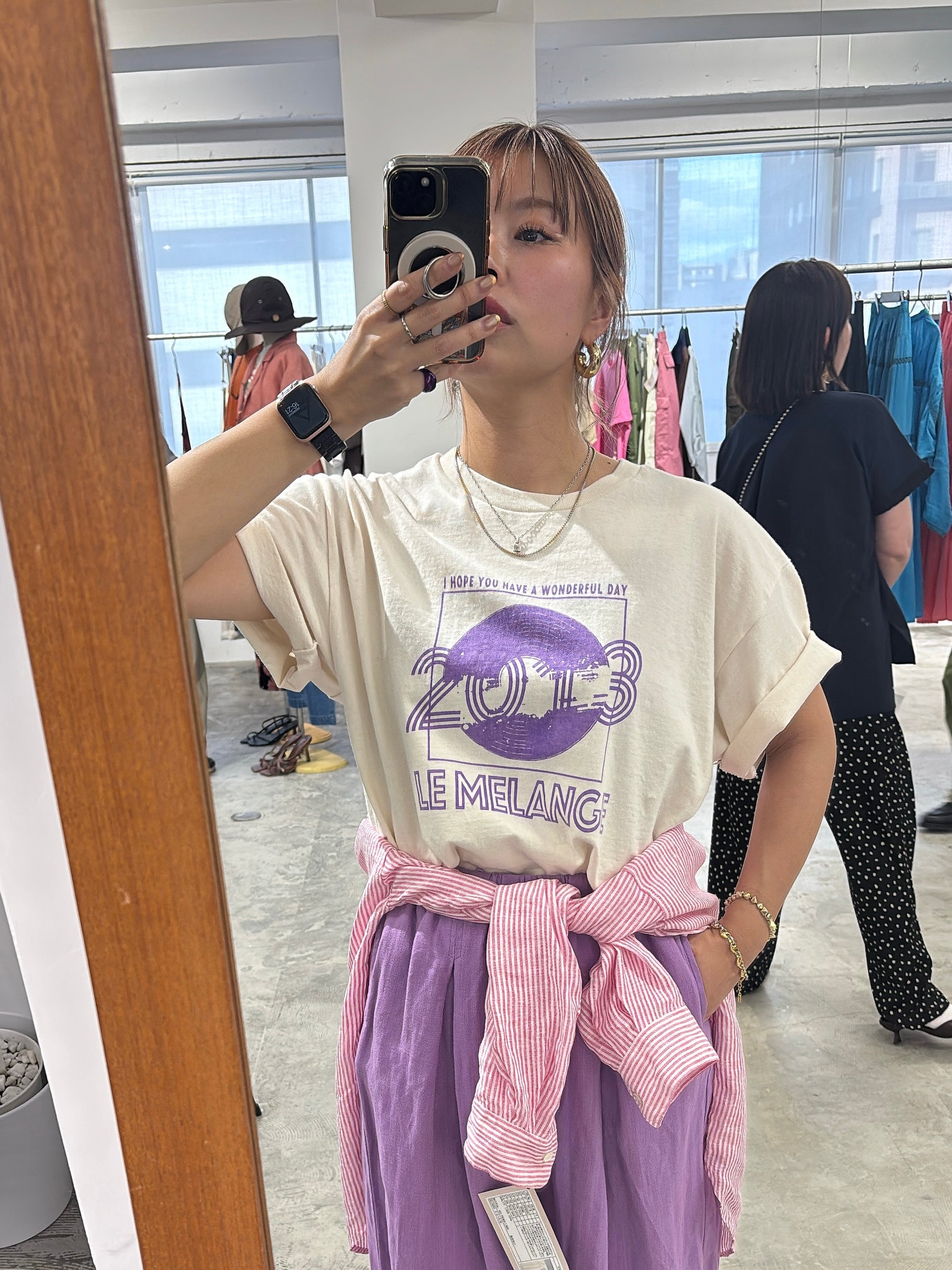 受付終了【予約販売】プリントTシャツ／8621008／LE MÉLANGE／2026 SS#2