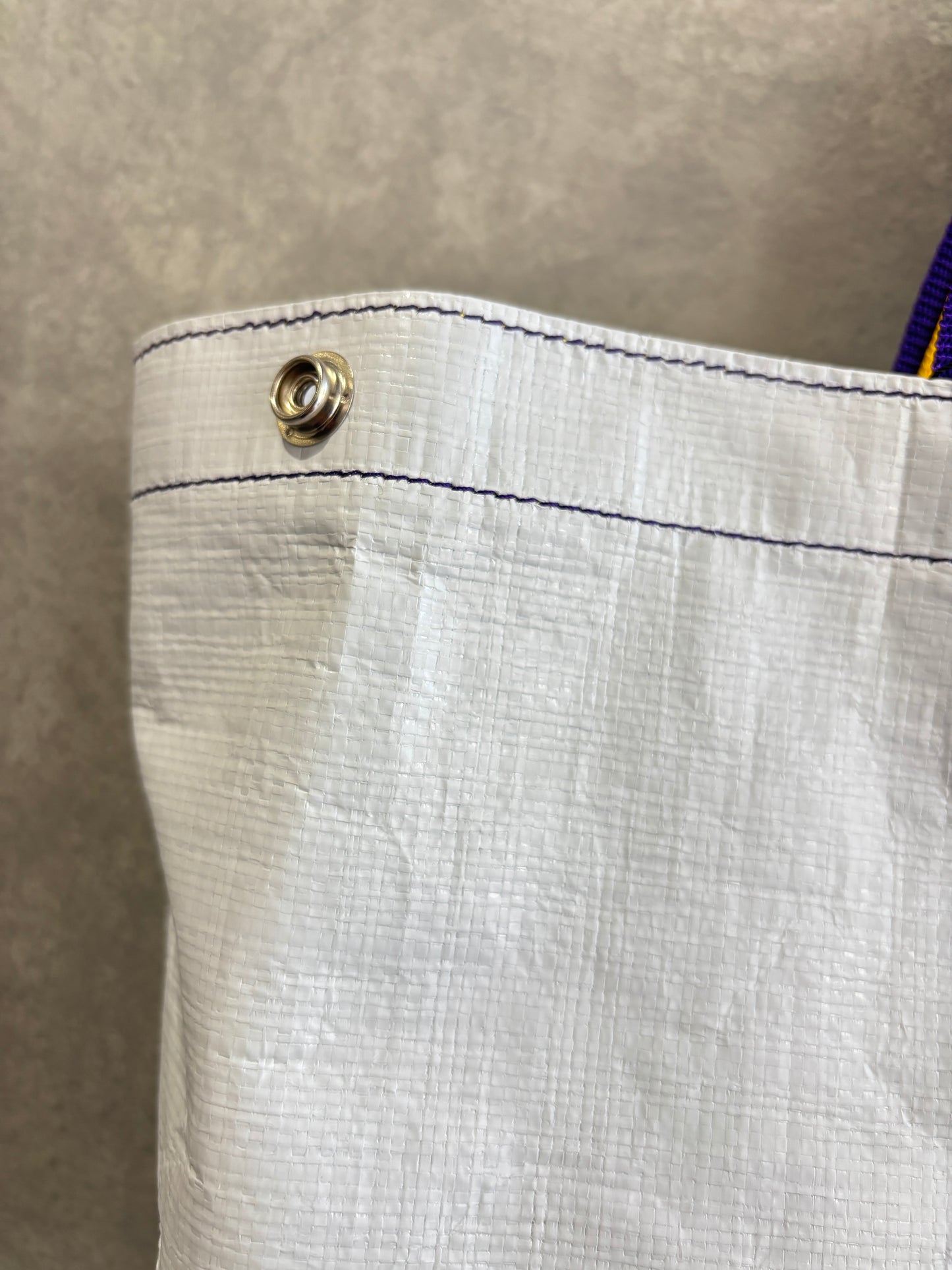 【予約販売】パープル×イエロー（本体：ホワイト）／FACTORY OMOTO／BASIC TOTE