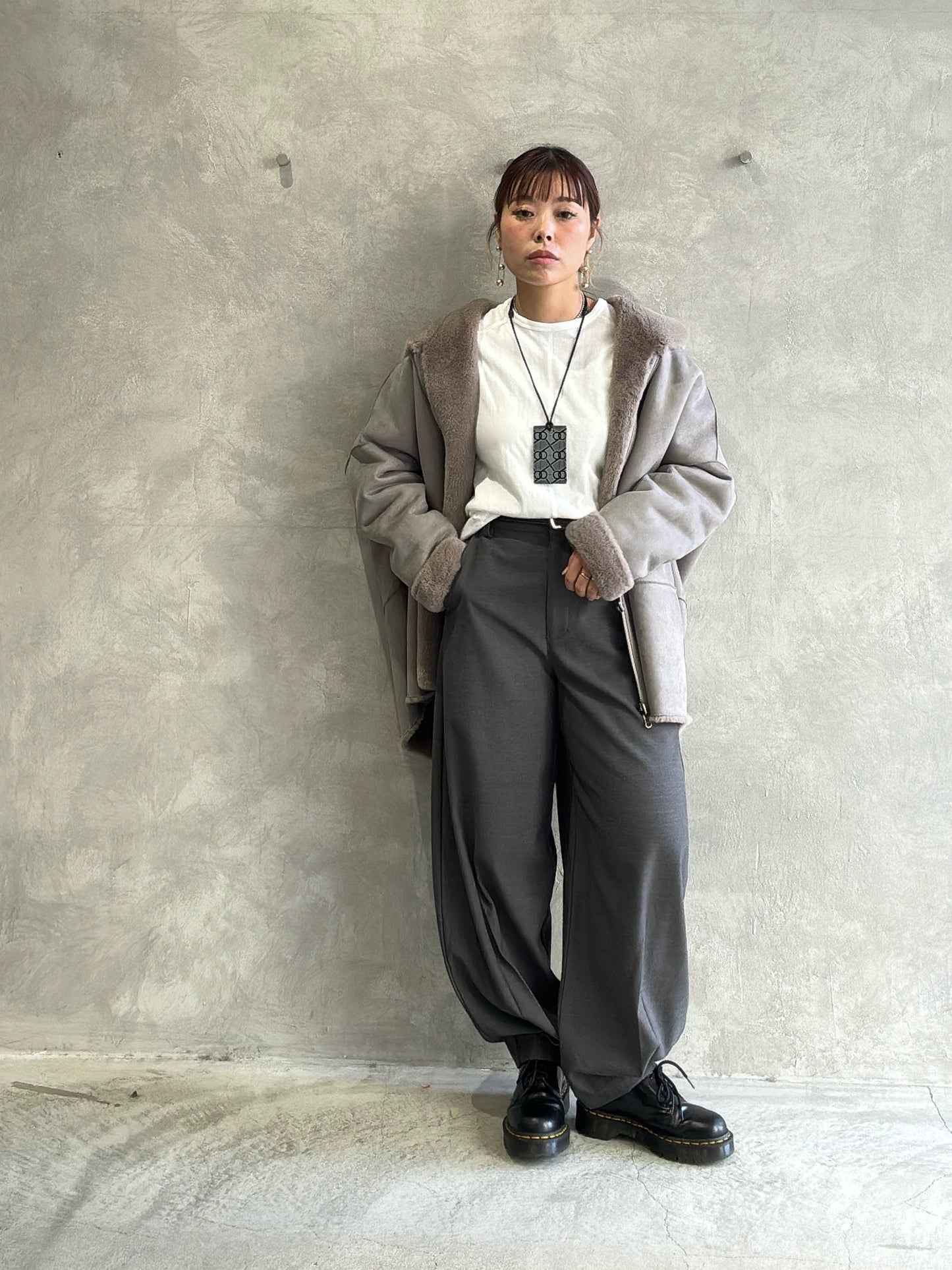 【再入荷】カフタックパンツ／Anna Kerry