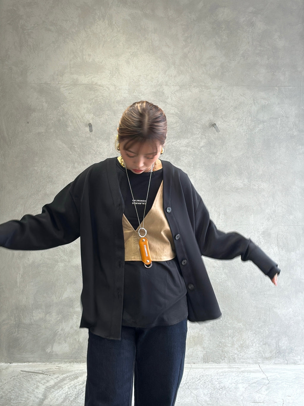 ECOスウェードベスチェ／8613701／LE MÉLANGE