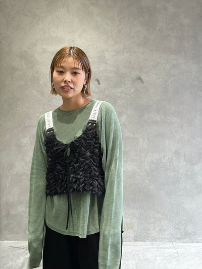 フリルショートビスチェ／AC-26060-S／MARGAUX VINTAGE／2026 SS#2