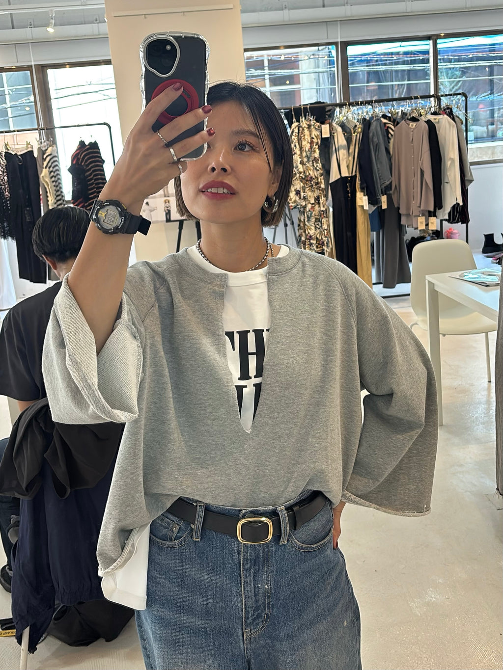 【予約⚡︎販売】裏毛スキッパーPO／MG CT - 27025 - S／MARGAUX VINTAGE／2027 PRE SPRING COLLECTION