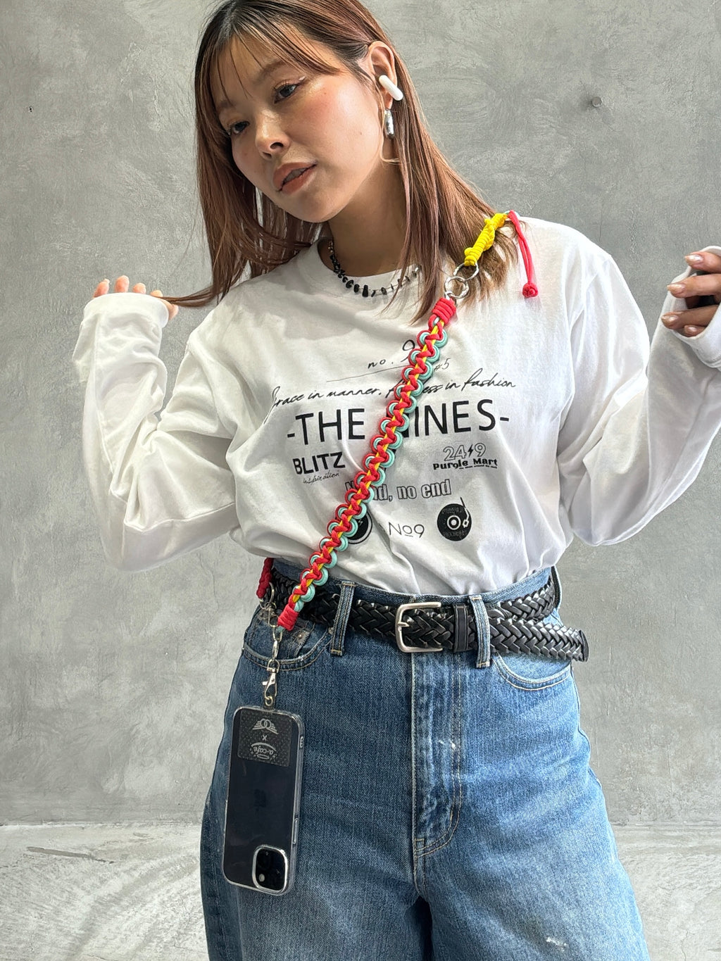 ⭐︎コラボ【予約販売】3wayパラコードスマホショルダー／ホイップウェーブ／受注生産