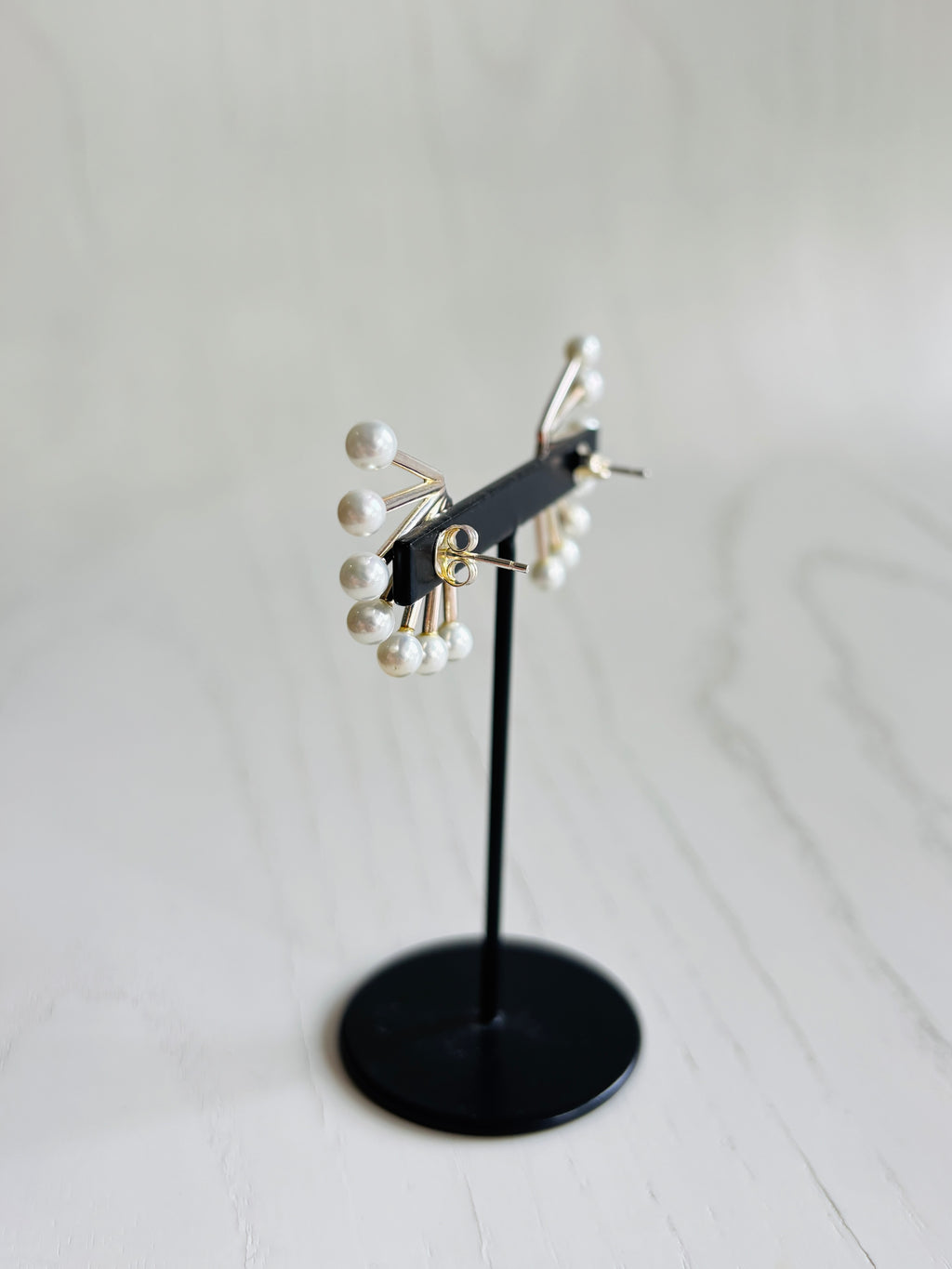 ピーコックパールピアス／silver925