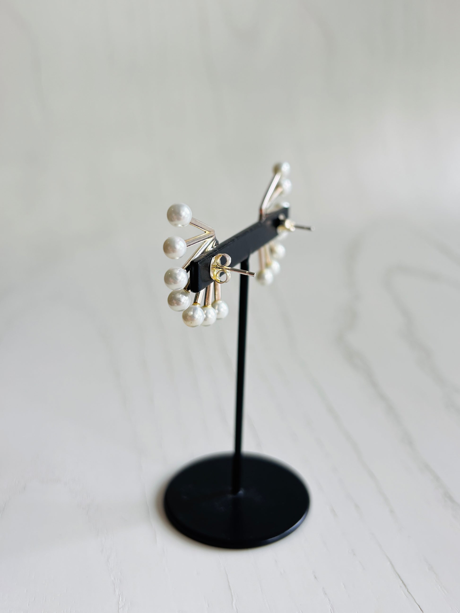 ピーコックパールピアス／silver925