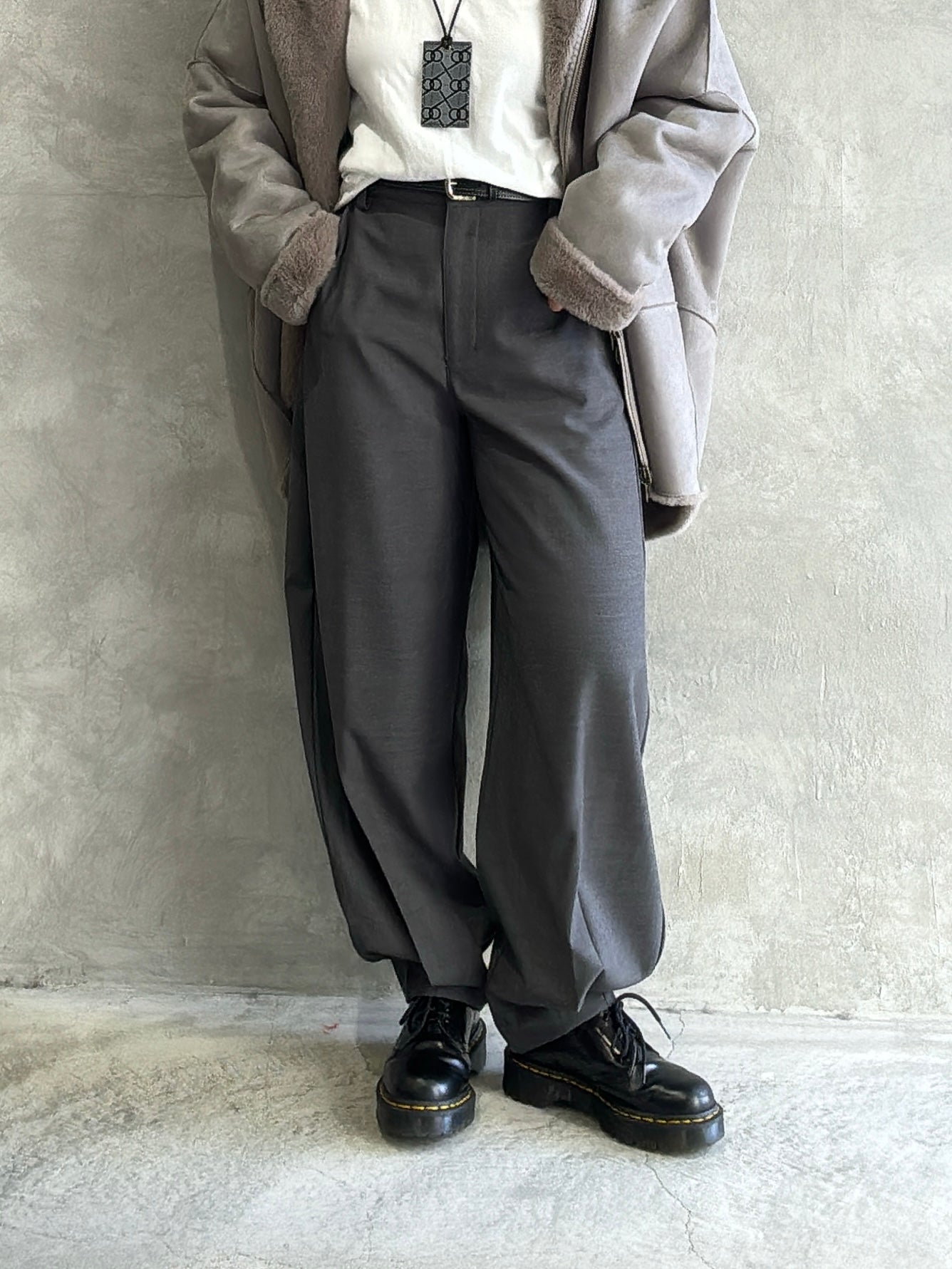 【再入荷】カフタックパンツ／Anna Kerry