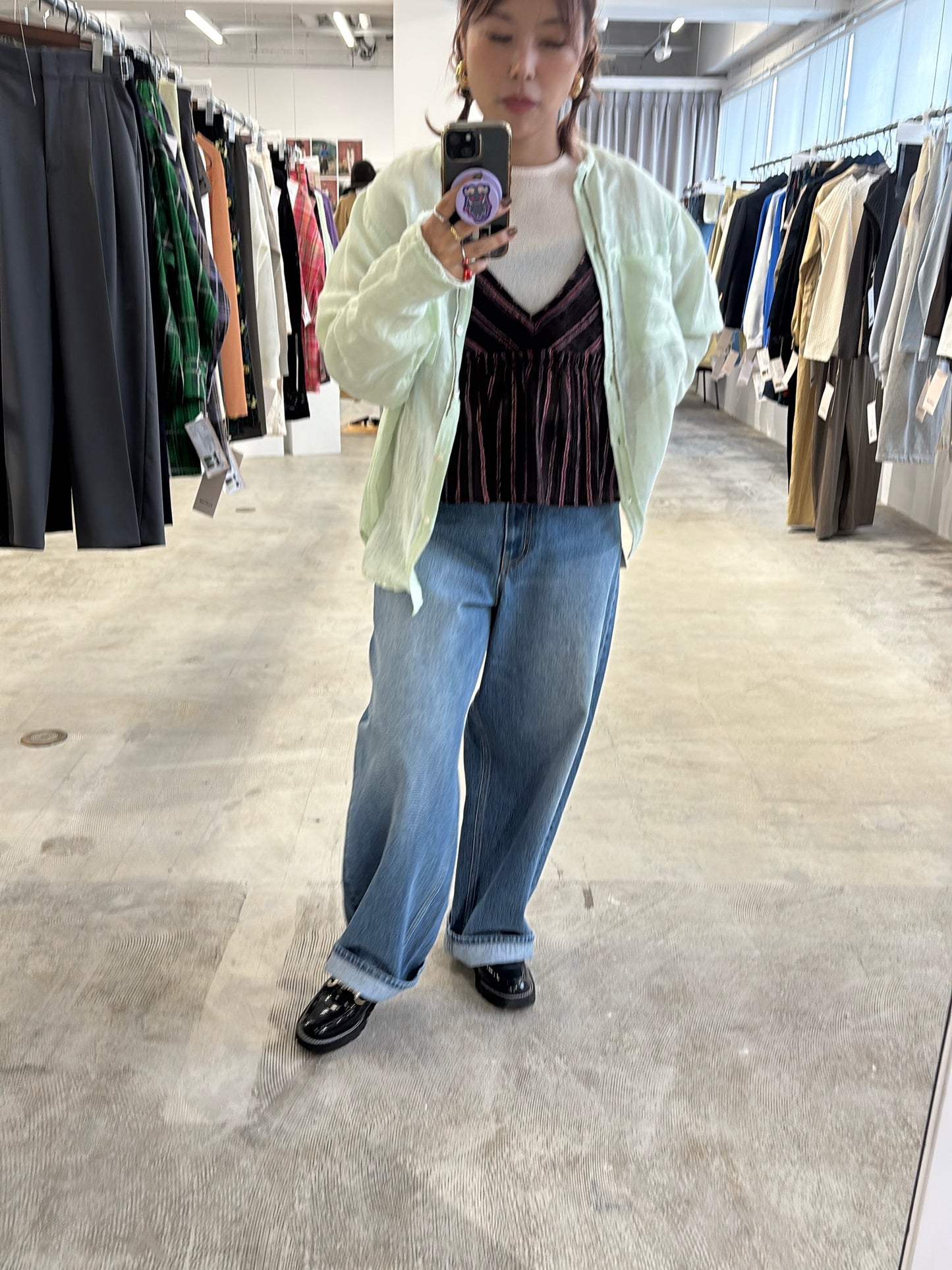 受付終了【予約販売】デニムパンツ／8613502／LE MÉLANGE