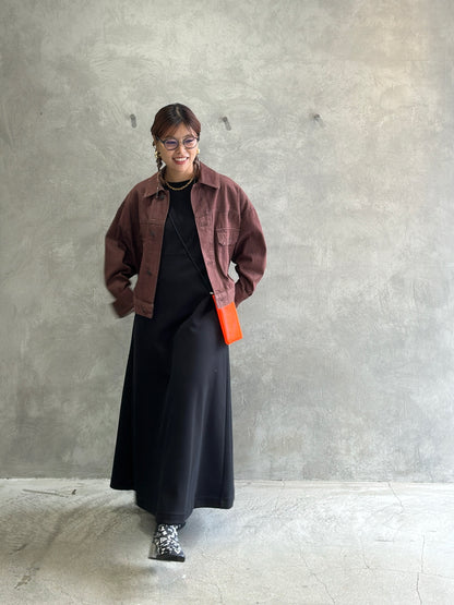 【再入荷】ドルマン切替ワンピース／Dignite collier