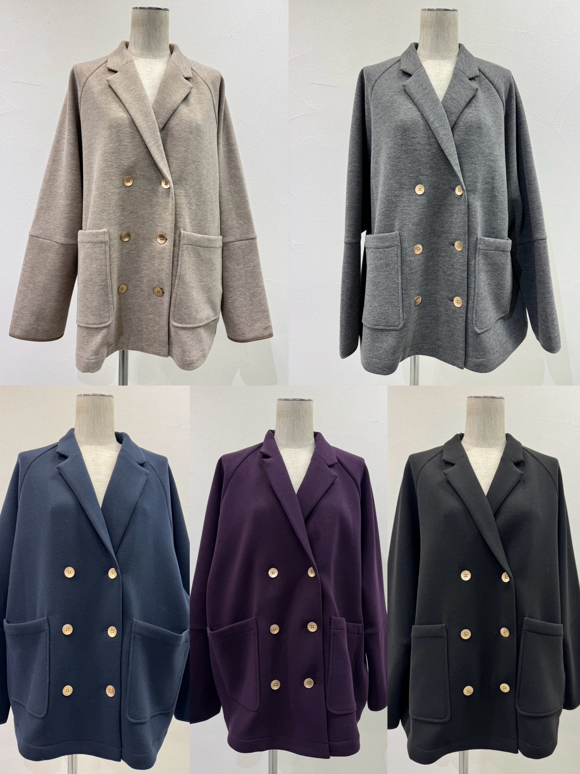 【予約⚡︎販売】マイクロフリースWジャケット／604513／CYAN tokyo／2026 AW#1