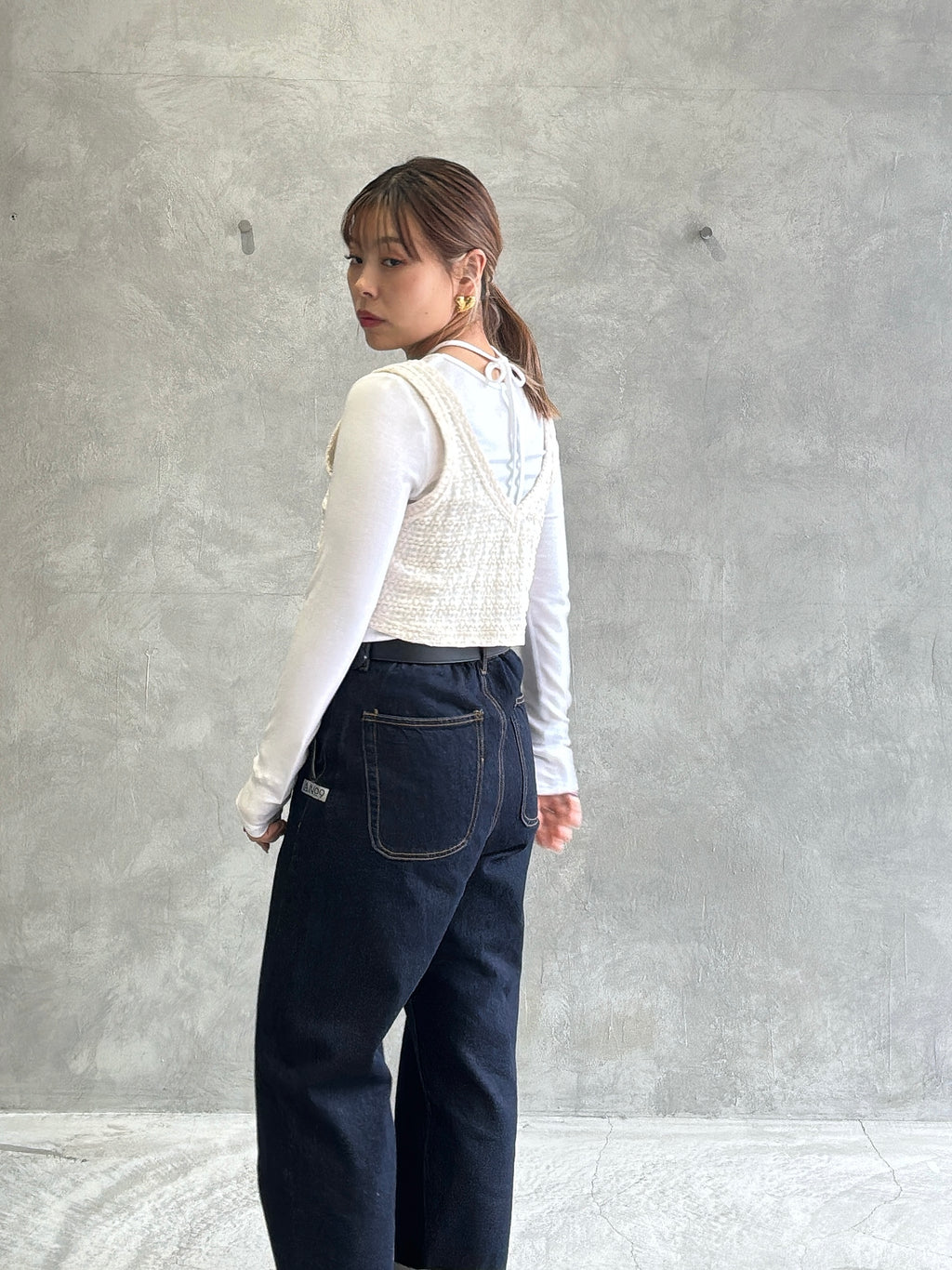 ホルターネックプルオーバー／Dignite collier