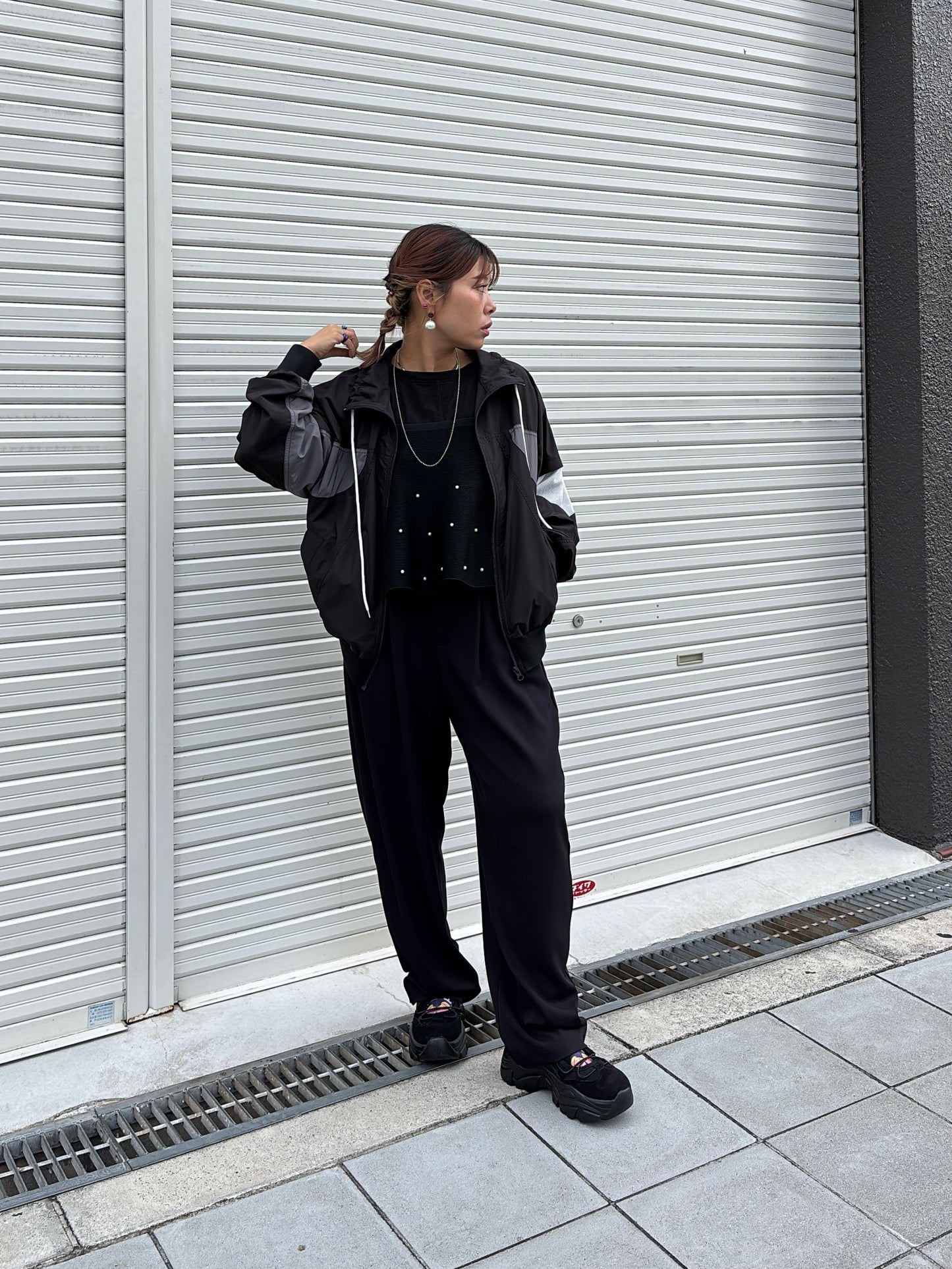 パールニットキャミソール／Anna Kerry