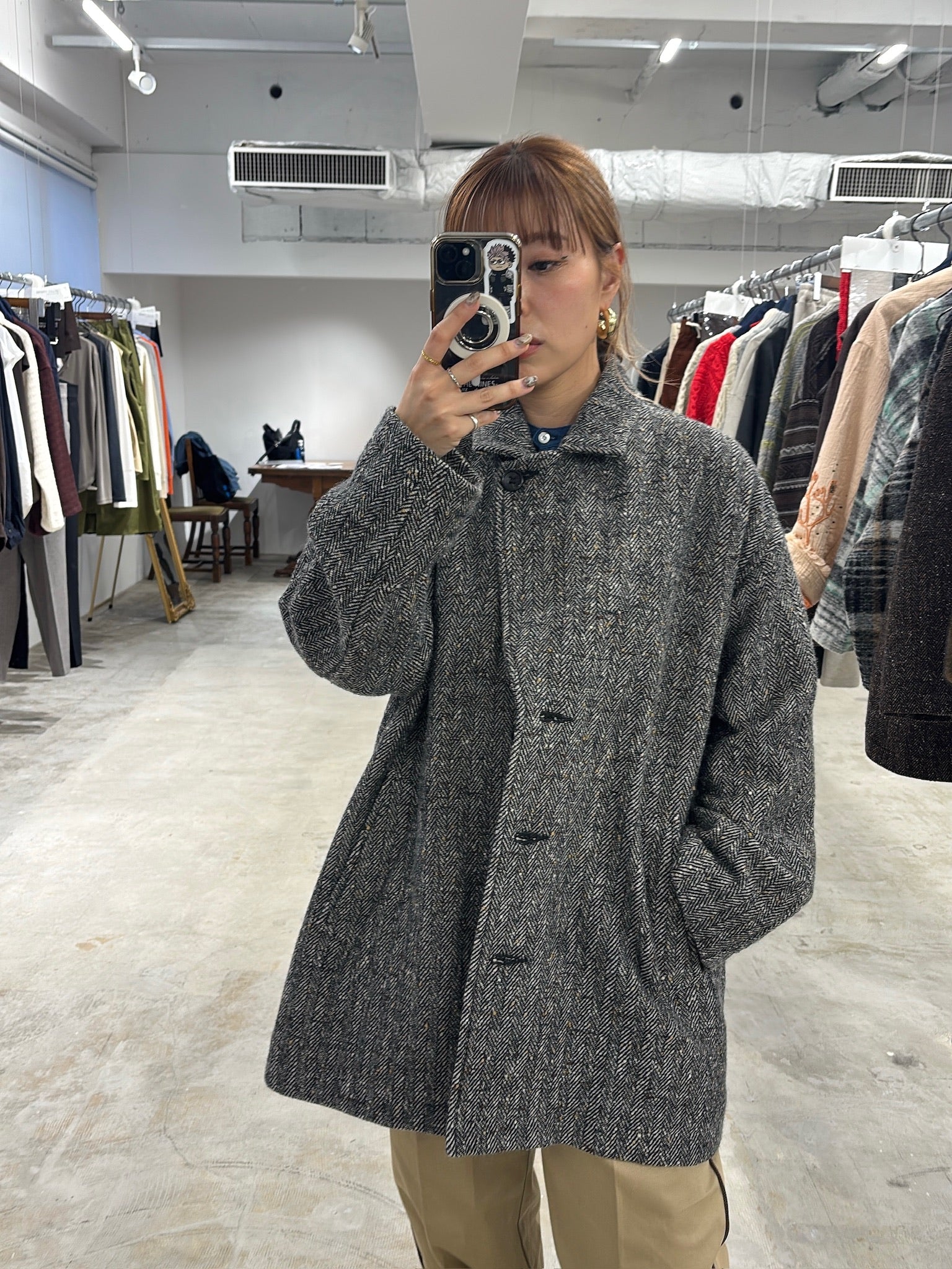 受付終了【予約⚡︎販売】ハーフ丈チェスターコート／#8643901／LE MÉLANGE／2026 AW #1