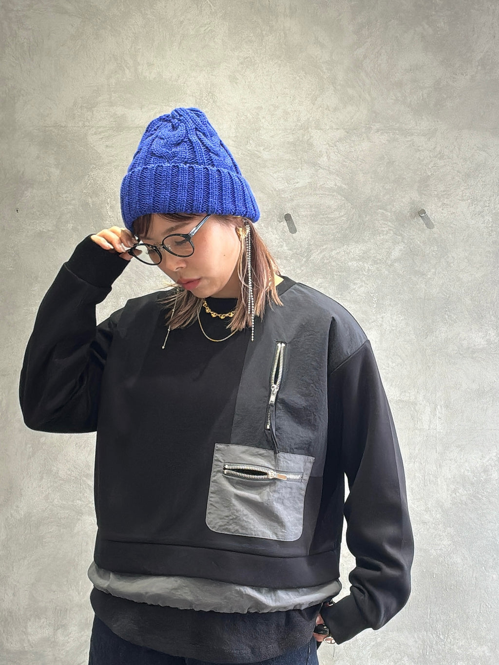 ゆるフィットニットキャップ