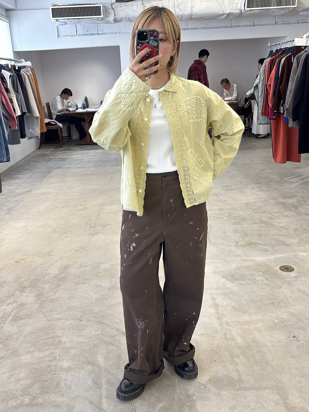 受付終了【予約⚡︎販売】カットワーク刺繍シャツ／8663201／LE MÉLANGE／2026 AW #2