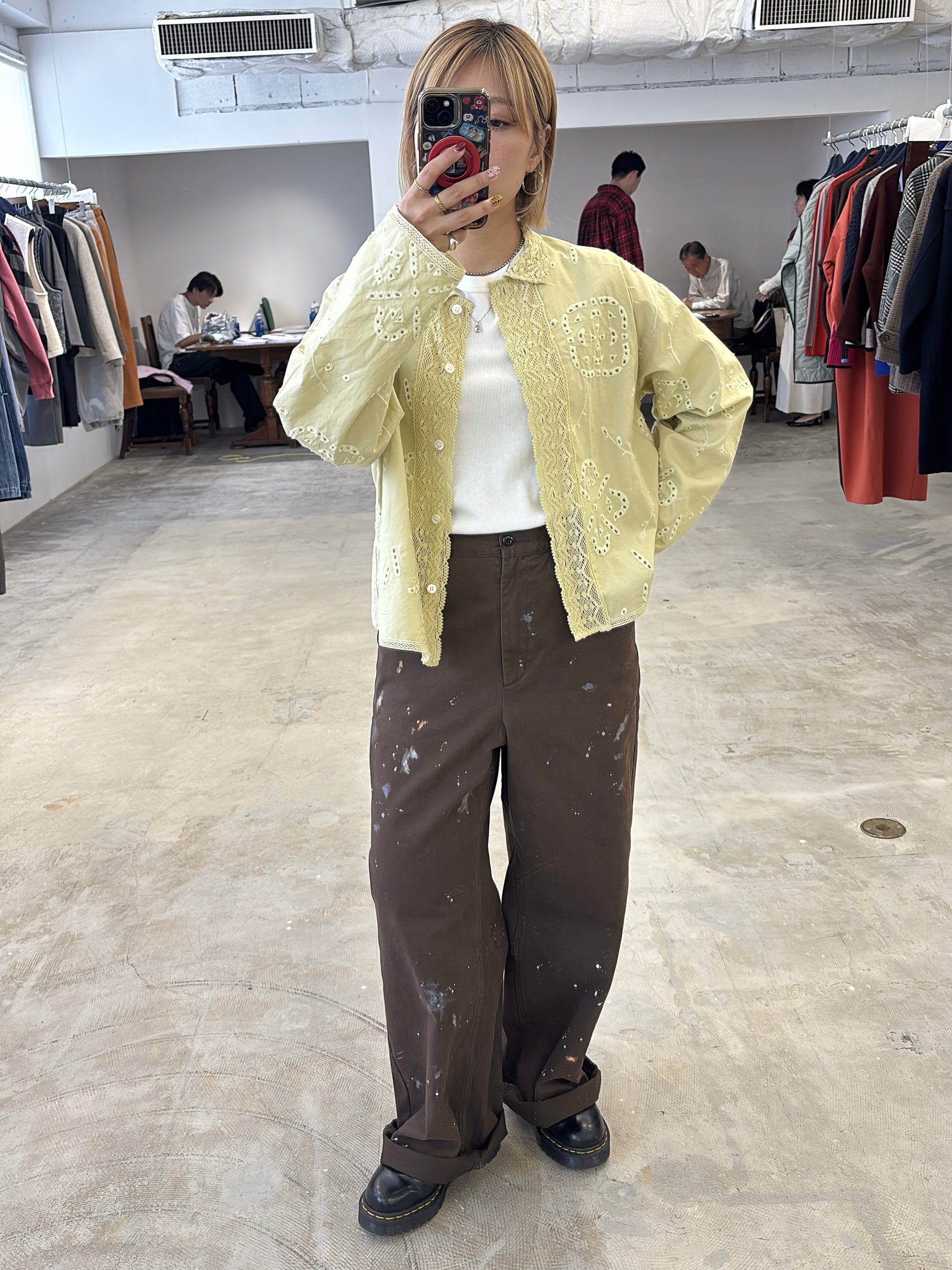 【予約⚡︎販売】カットワーク刺繍シャツ／8663201／LE MÉLANGE／2026 AW #2