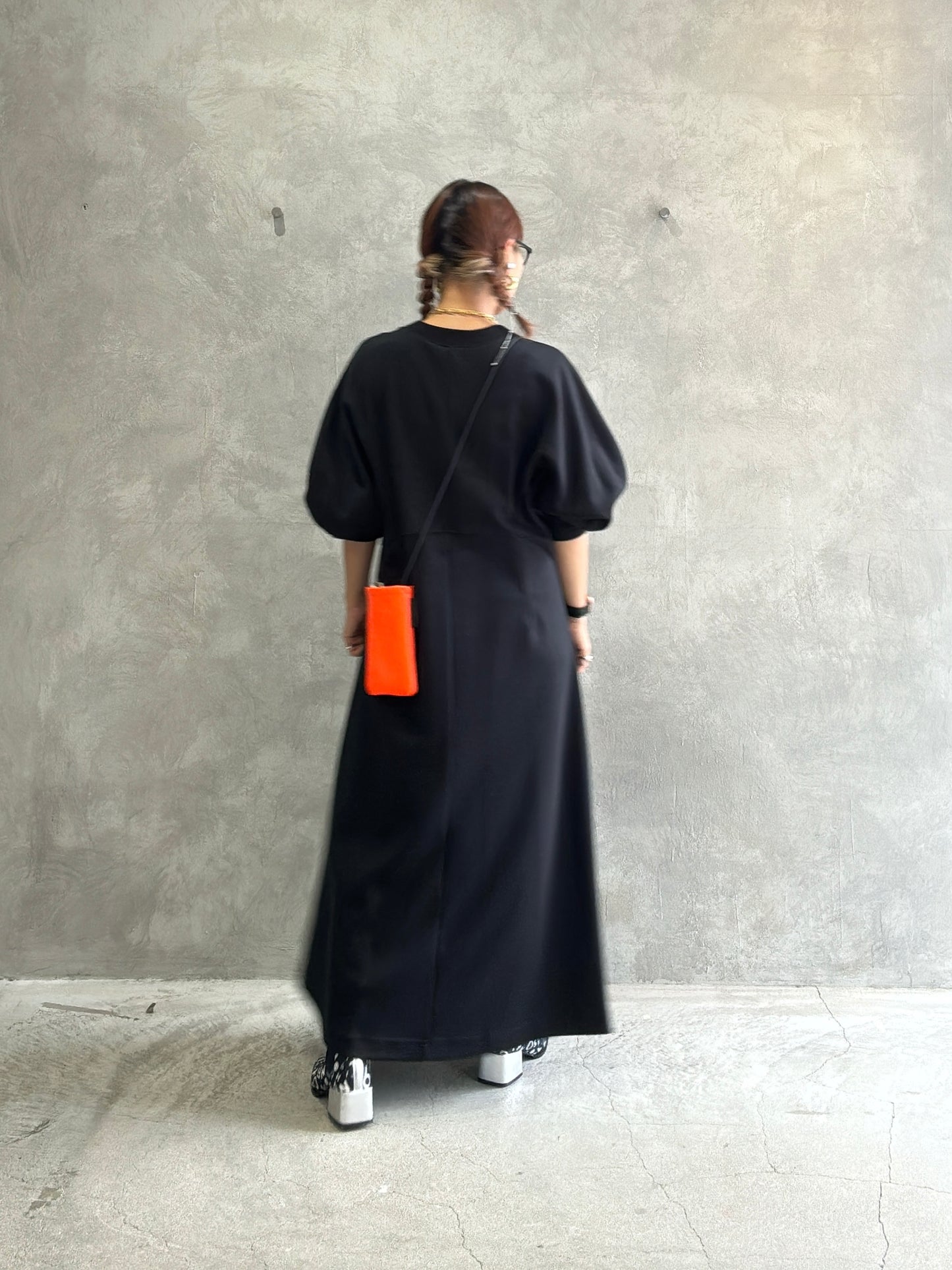 【再入荷】ドルマン切替ワンピース／Dignite collier