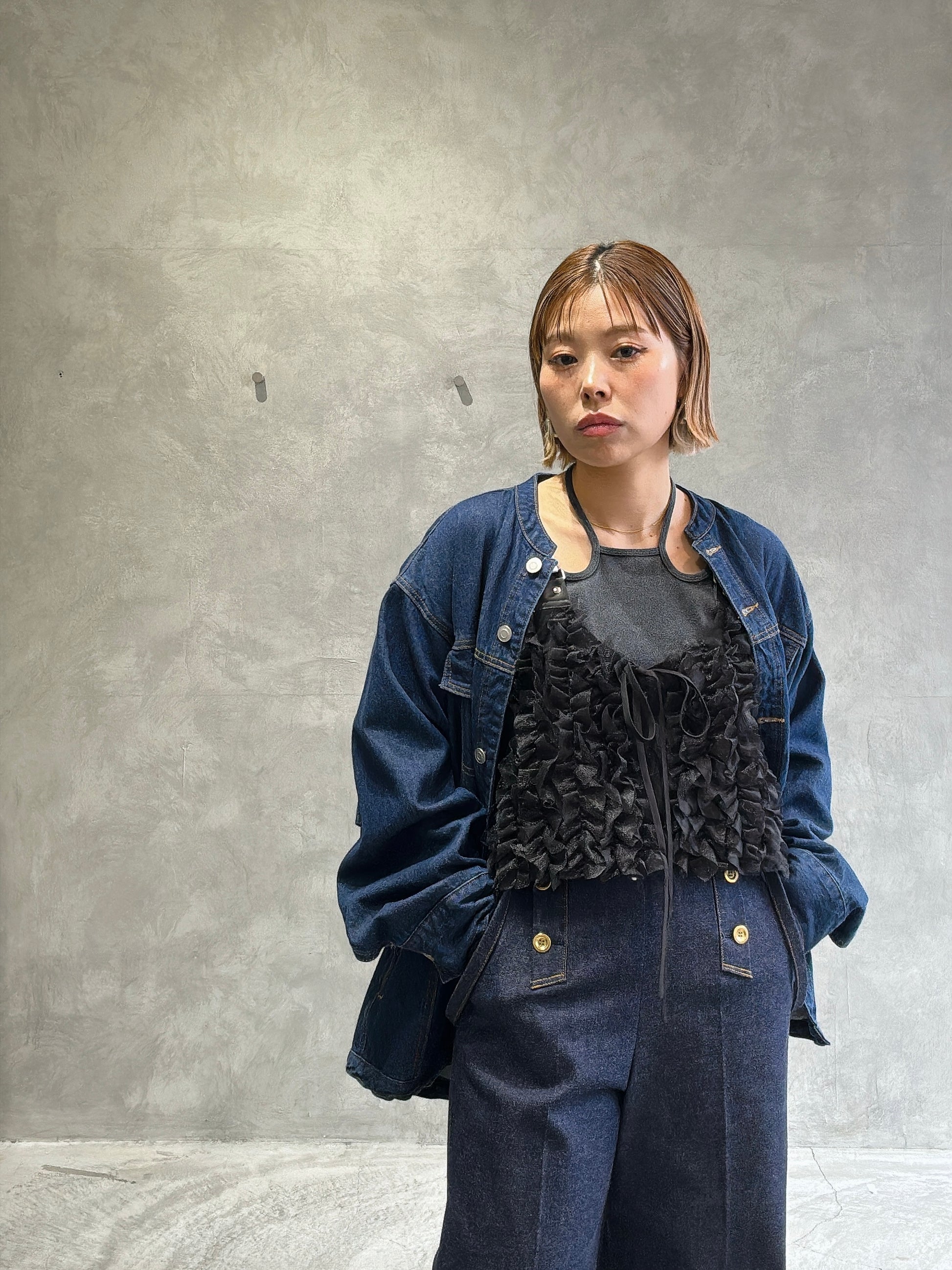 フリルショートビスチェ／AC-26060-S／MARGAUX VINTAGE／2026 SS#2