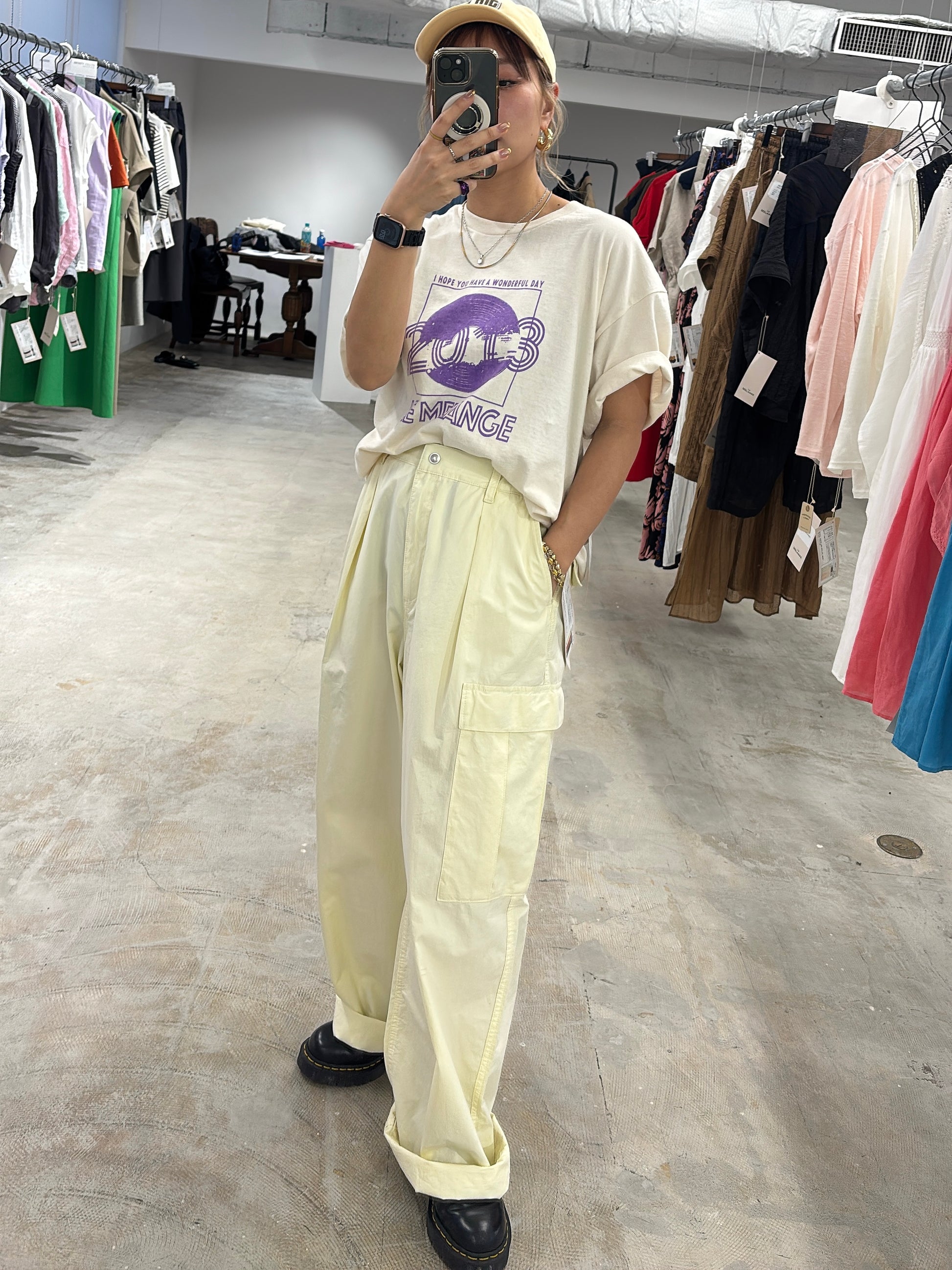 受付終了【予約販売】プリントTシャツ／8621008／LE MÉLANGE／2026 SS#2