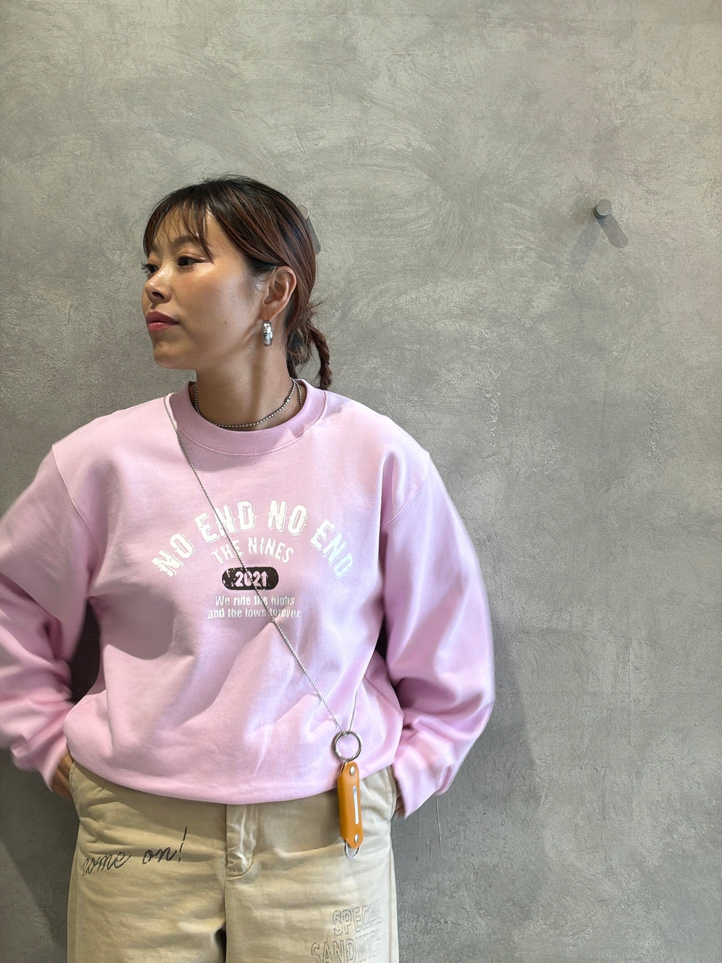 受付終了【予約販売】カレッジデザインスウェット／the Nines