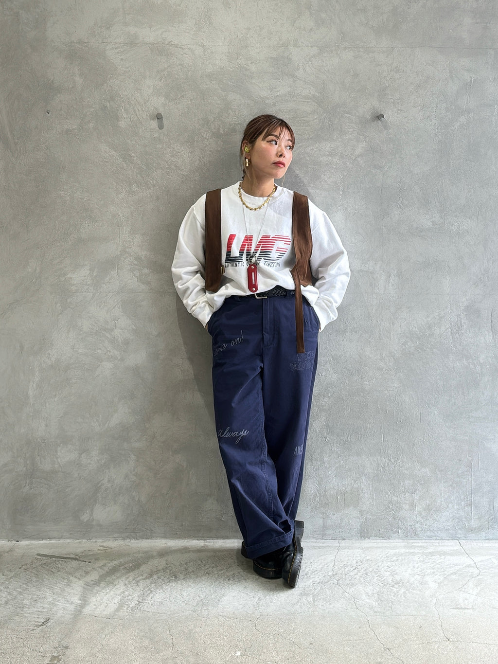 ECOスウェードベスチェ／8613701／LE MÉLANGE