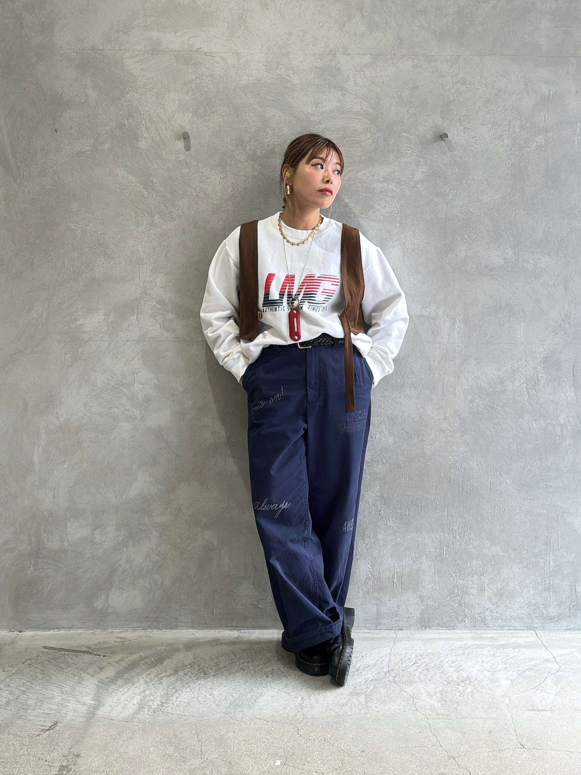 ECOスウェードベスチェ／8613701／LE MÉLANGE