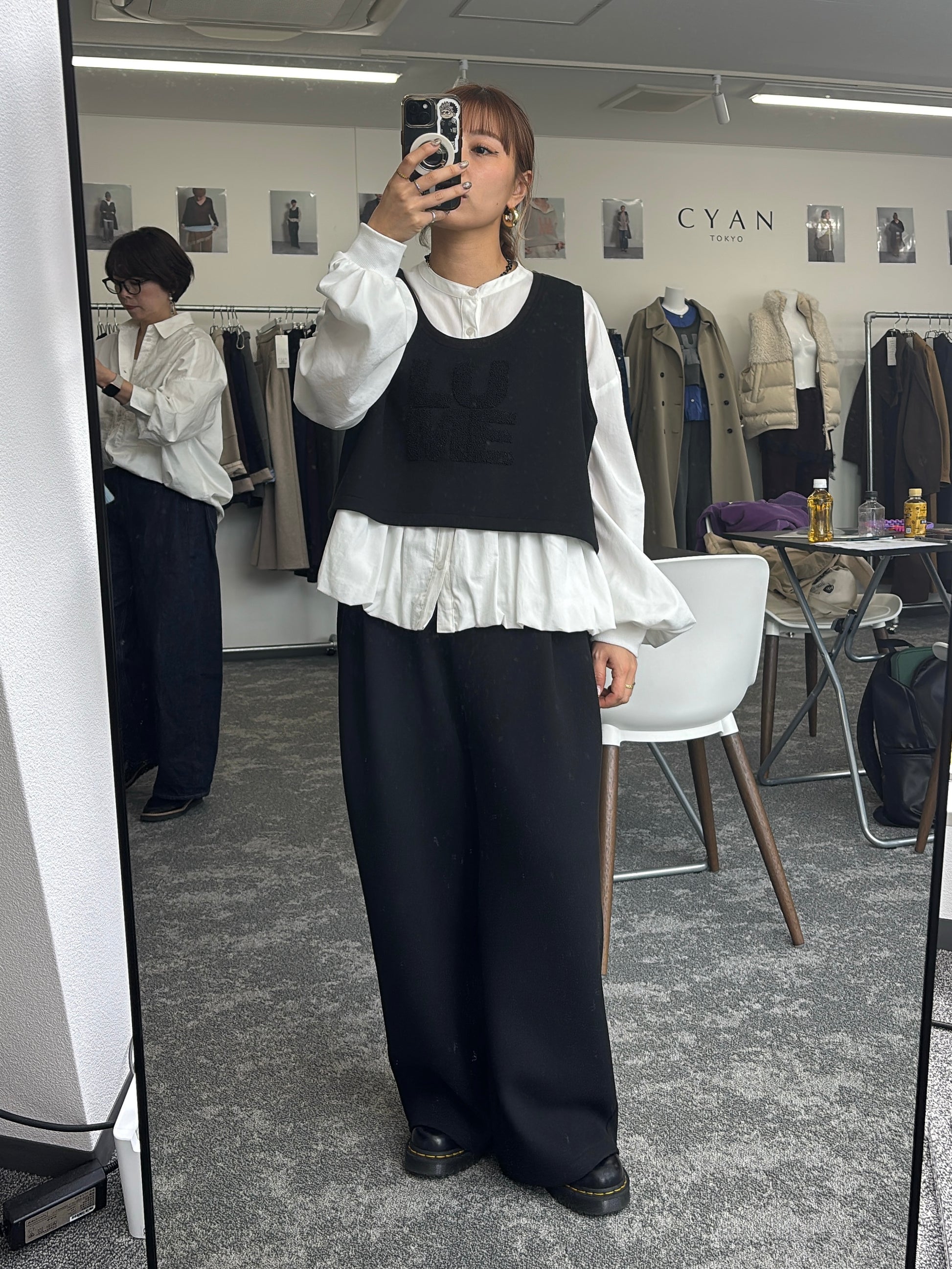 【予約⚡︎販売】ギャザーバルーンシャツ／604489／CYAN tokyo／2026 AW#1