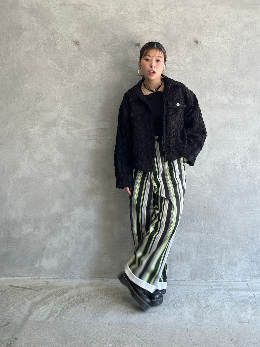 マルチストライプパンツ／PT-26047-S／MARGAUX VINTAGE／