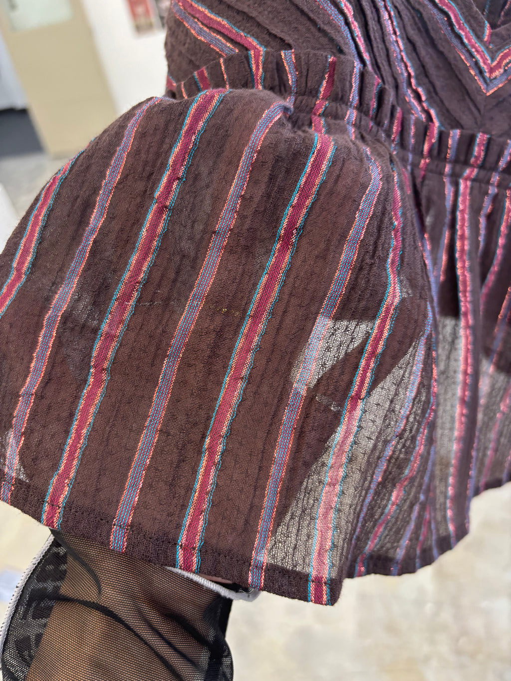 受付終了【予約販売】ストライプ柄・チェック柄キャミソール／8613210／LE MÉLANGE