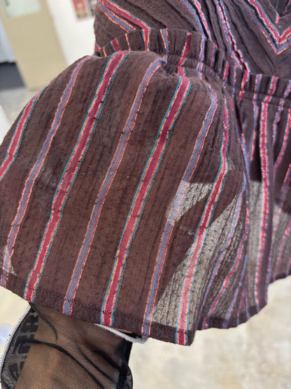 受付終了【予約販売】ストライプ柄・チェック柄キャミソール／8613210／LE MÉLANGE