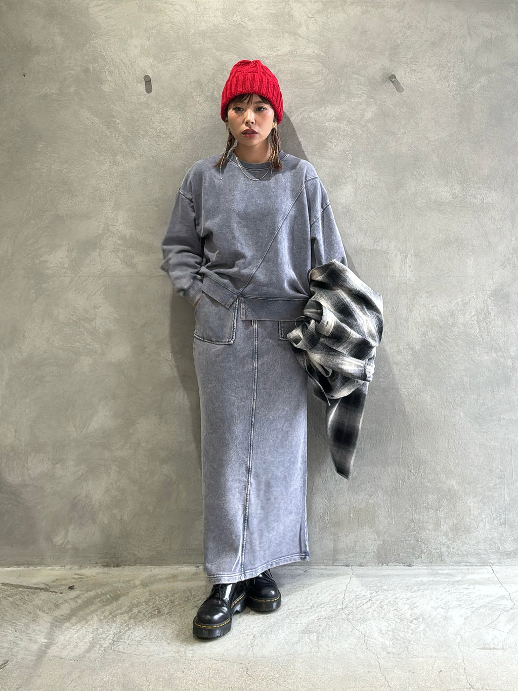 【再入荷】ピグメントスウェットスカート