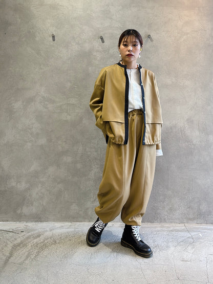 イージーカーブパンツ／trois