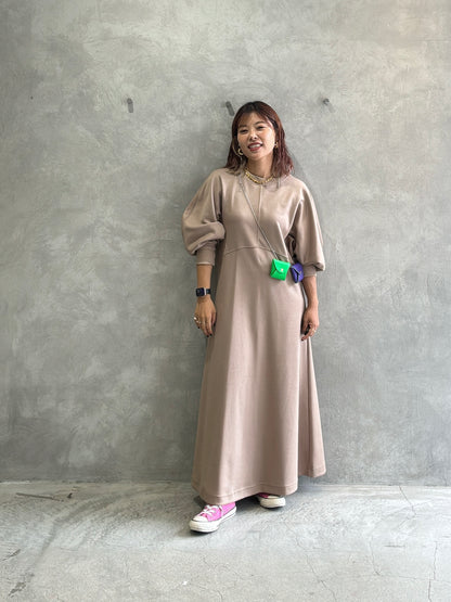 【再入荷】ドルマン切替ワンピース／Dignite collier