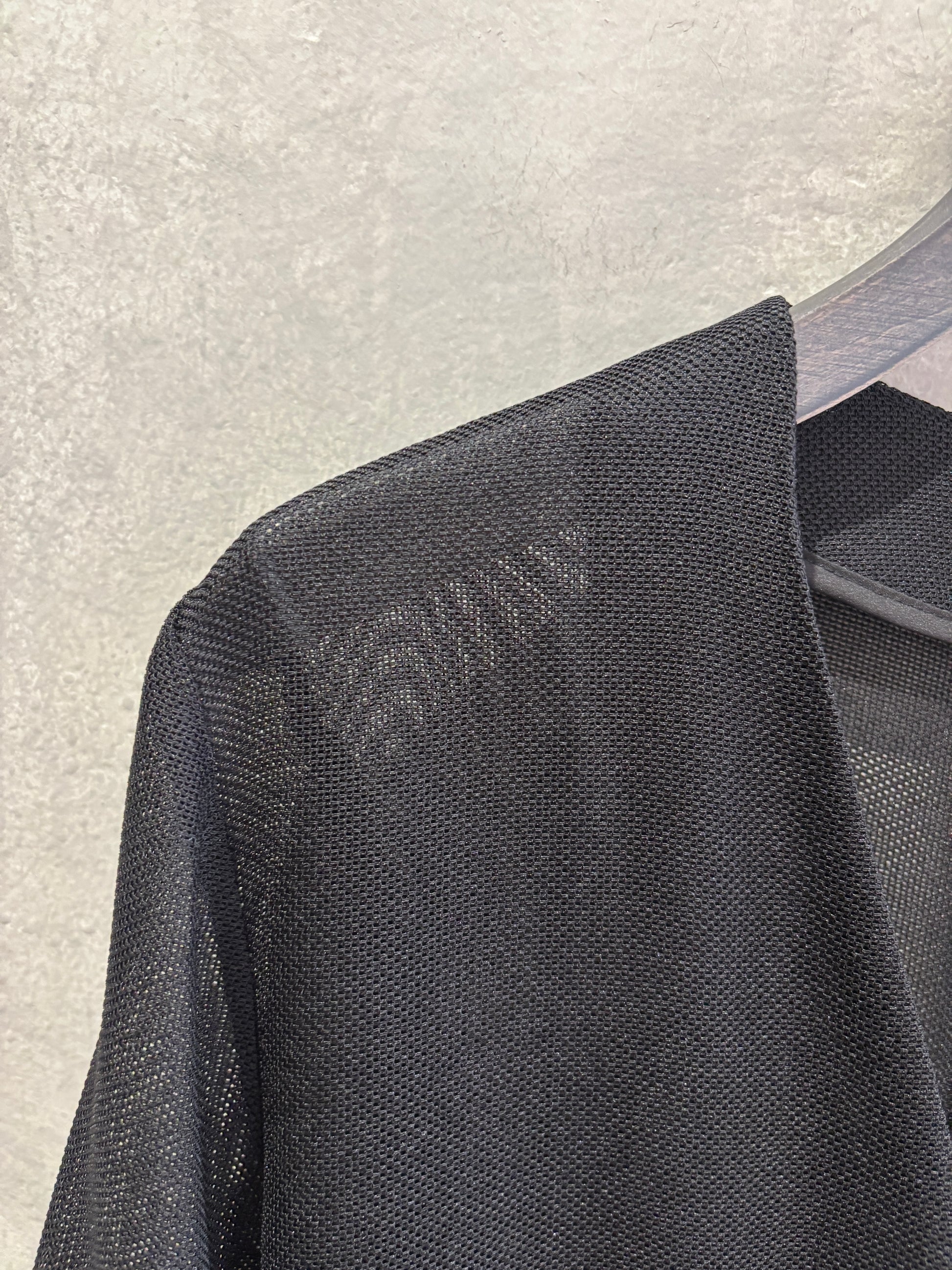 メッシュノーカラージャケット／Dignite collier