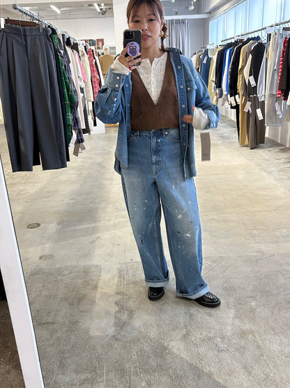 受付終了【予約販売】デニムパンツ／8613502／LE MÉLANGE