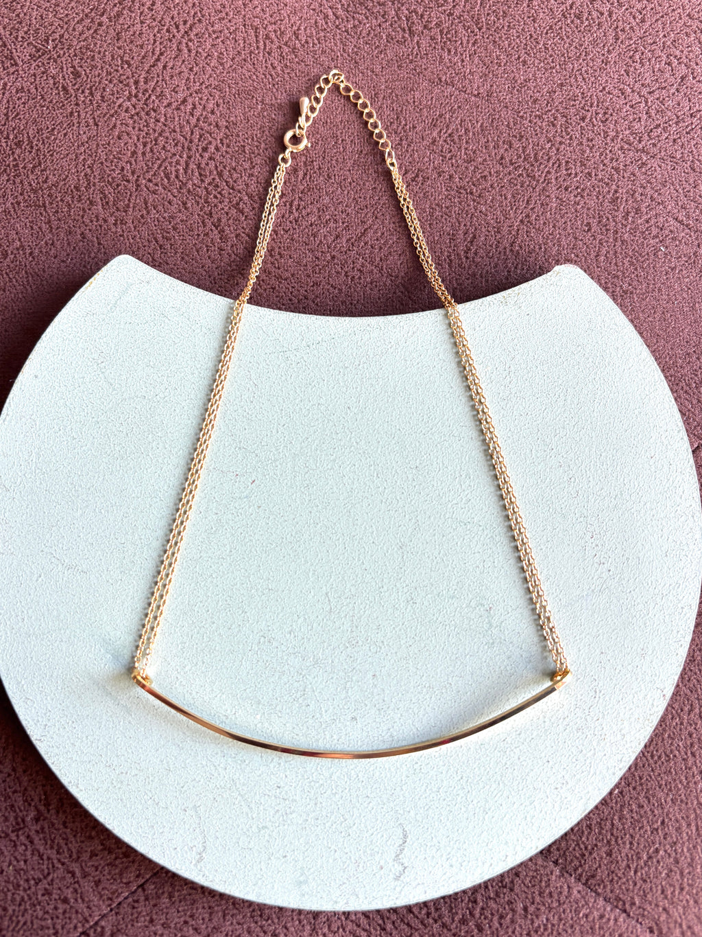 【予約販売】カーブバーネックレス